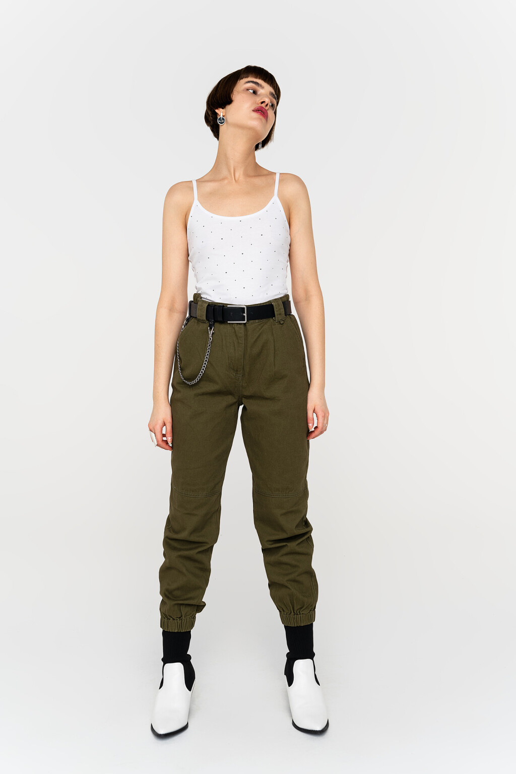 майка женская - цвет белый - 6