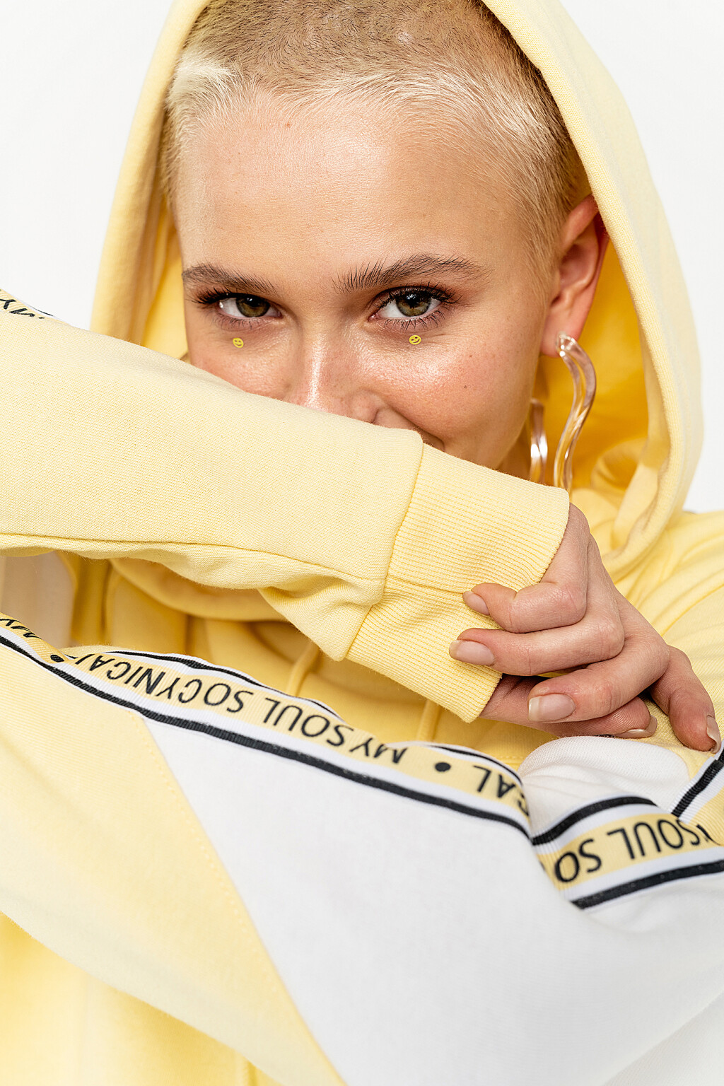 джемпер - цвет желтый - 4