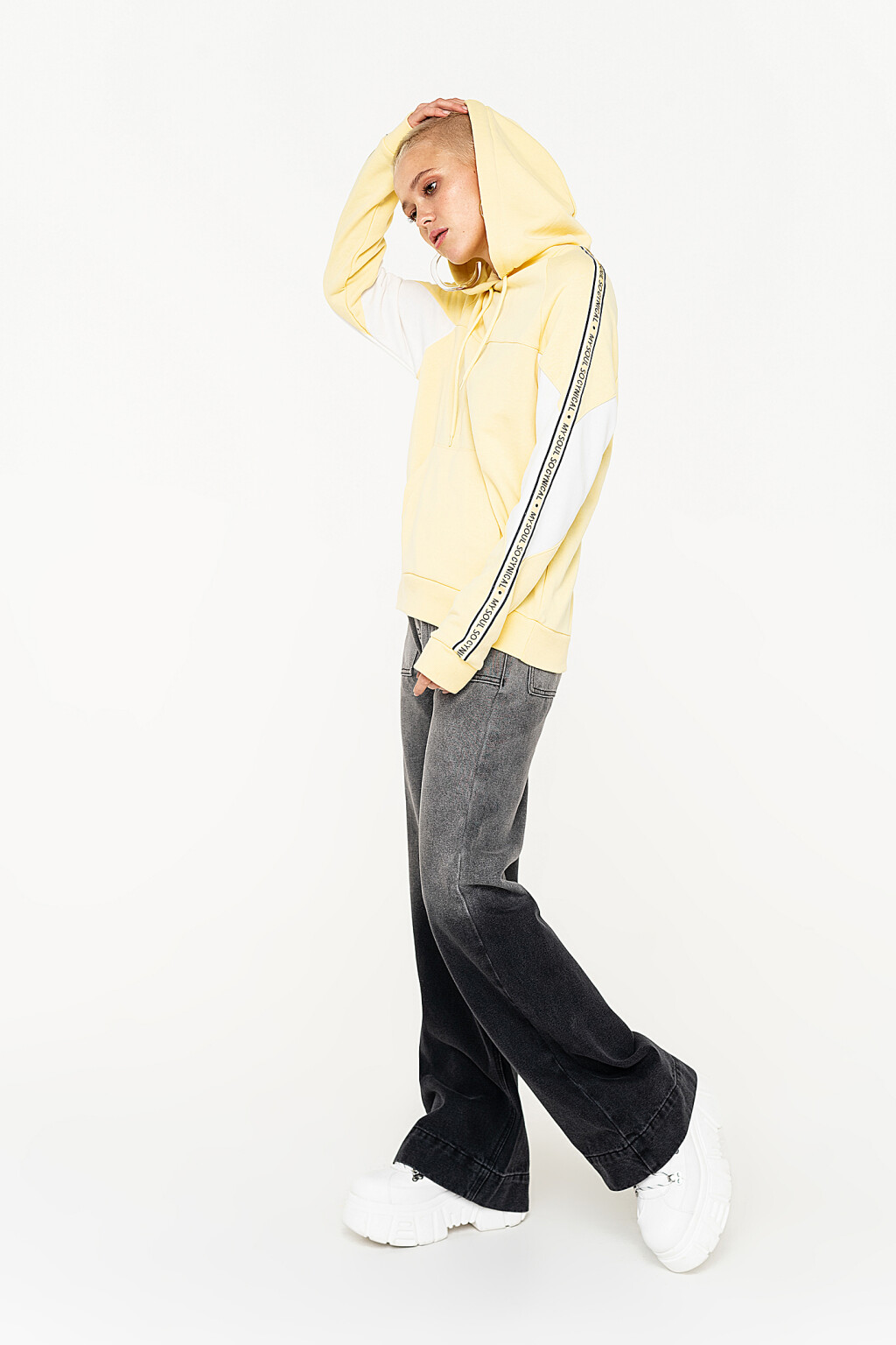 джемпер - цвет желтый - 5