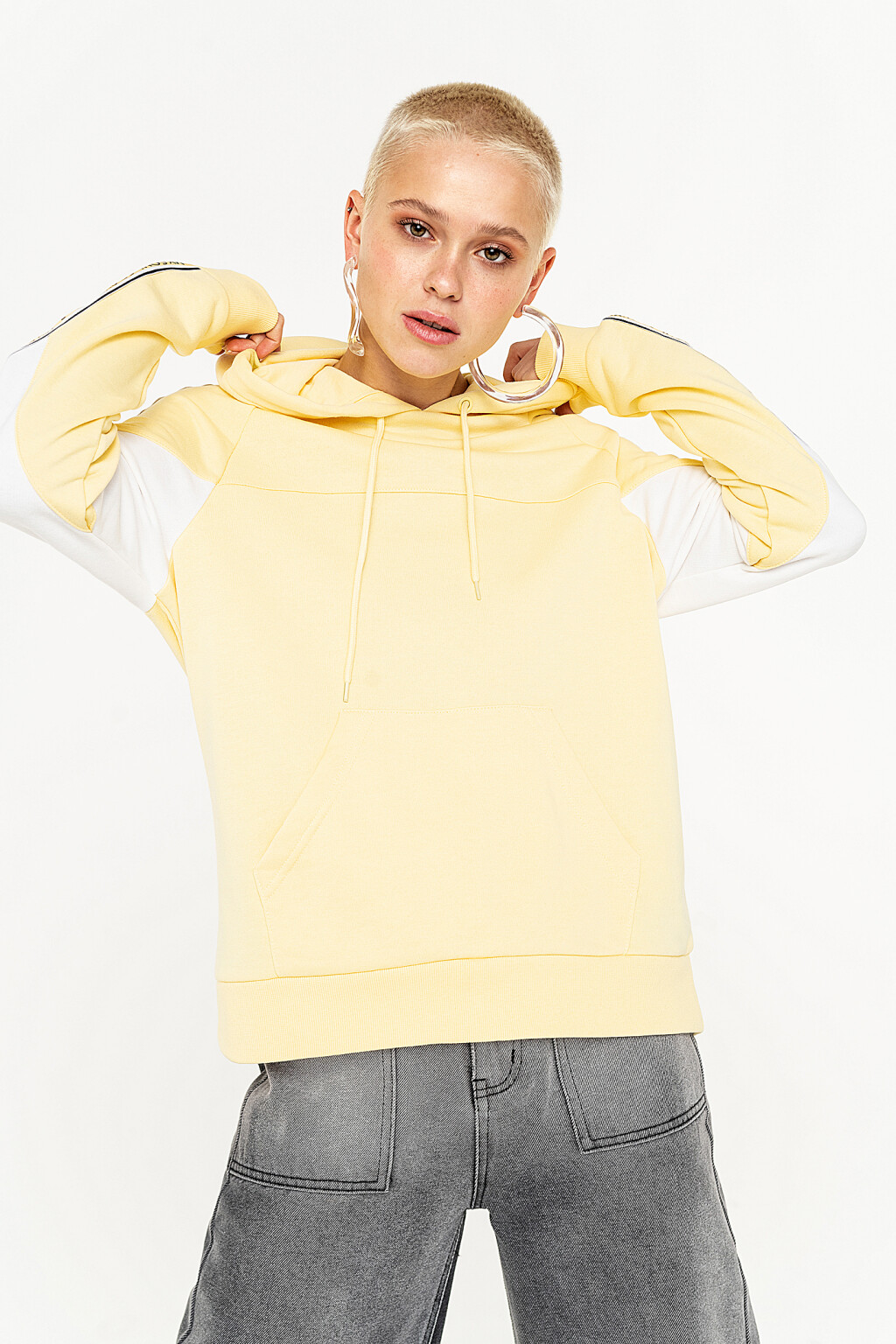 джемпер - цвет желтый - 6