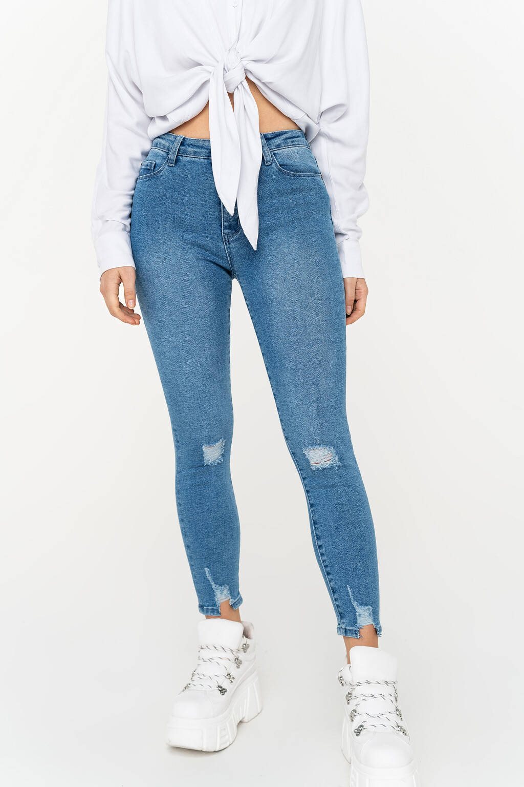 джинсы - цвет голубой - 2