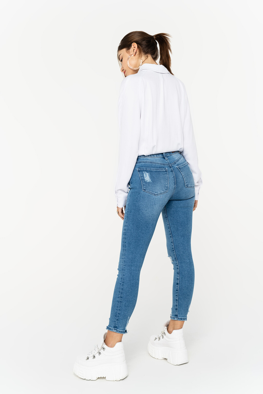 джинсы - цвет голубой - 5