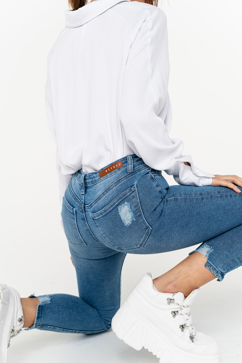 джинсы - цвет голубой - 6