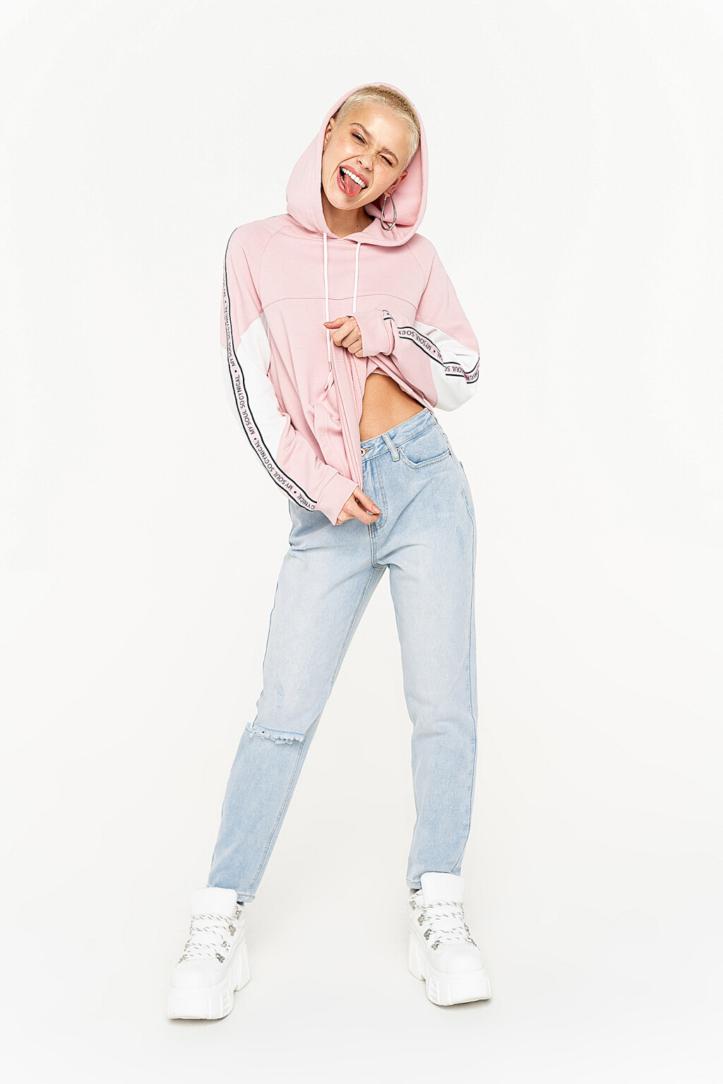 джинсы - цвет голубой - 1