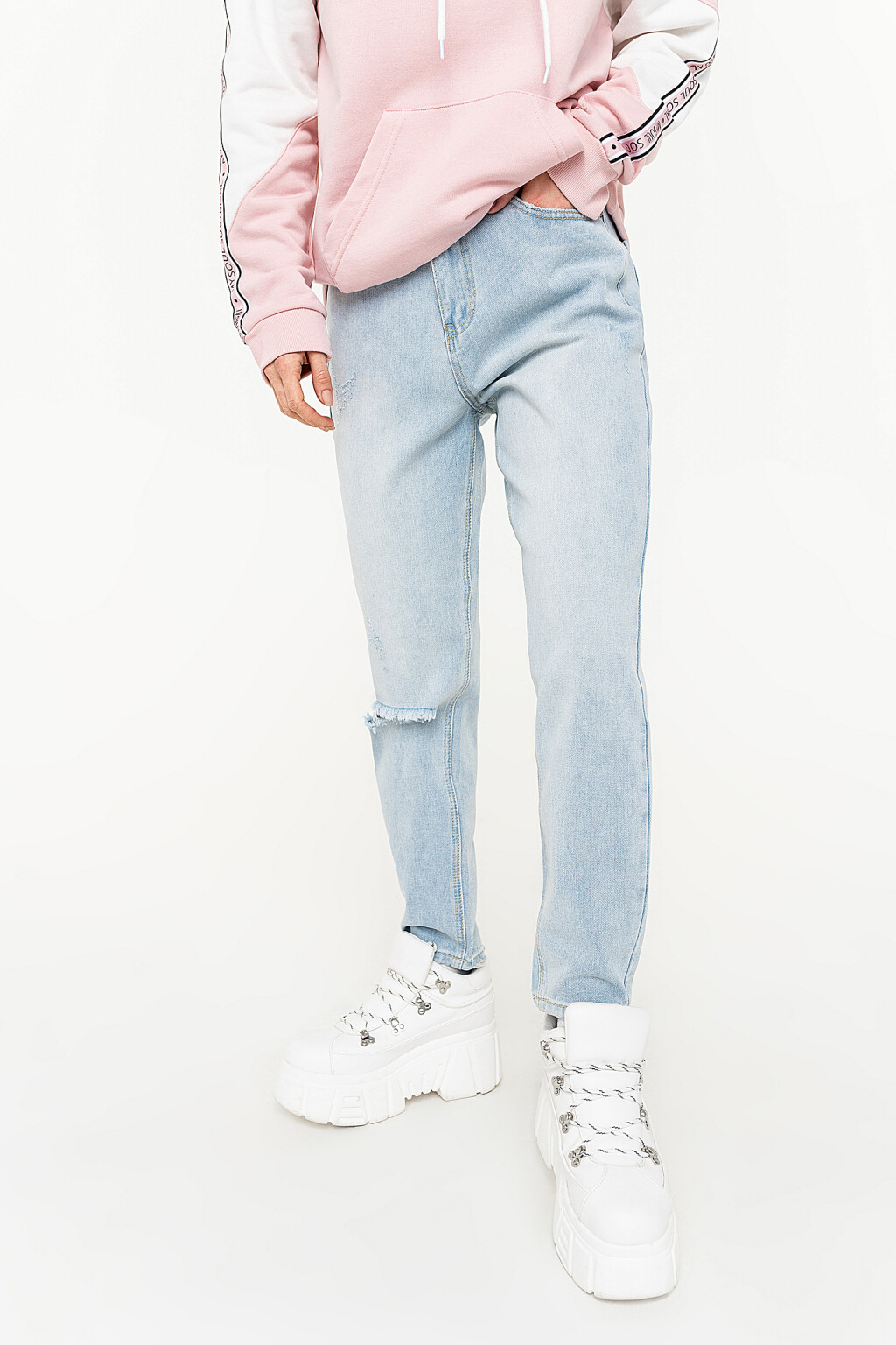 джинсы - цвет голубой - 5