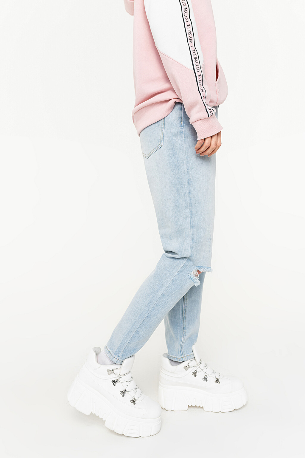 джинсы - цвет голубой - 6