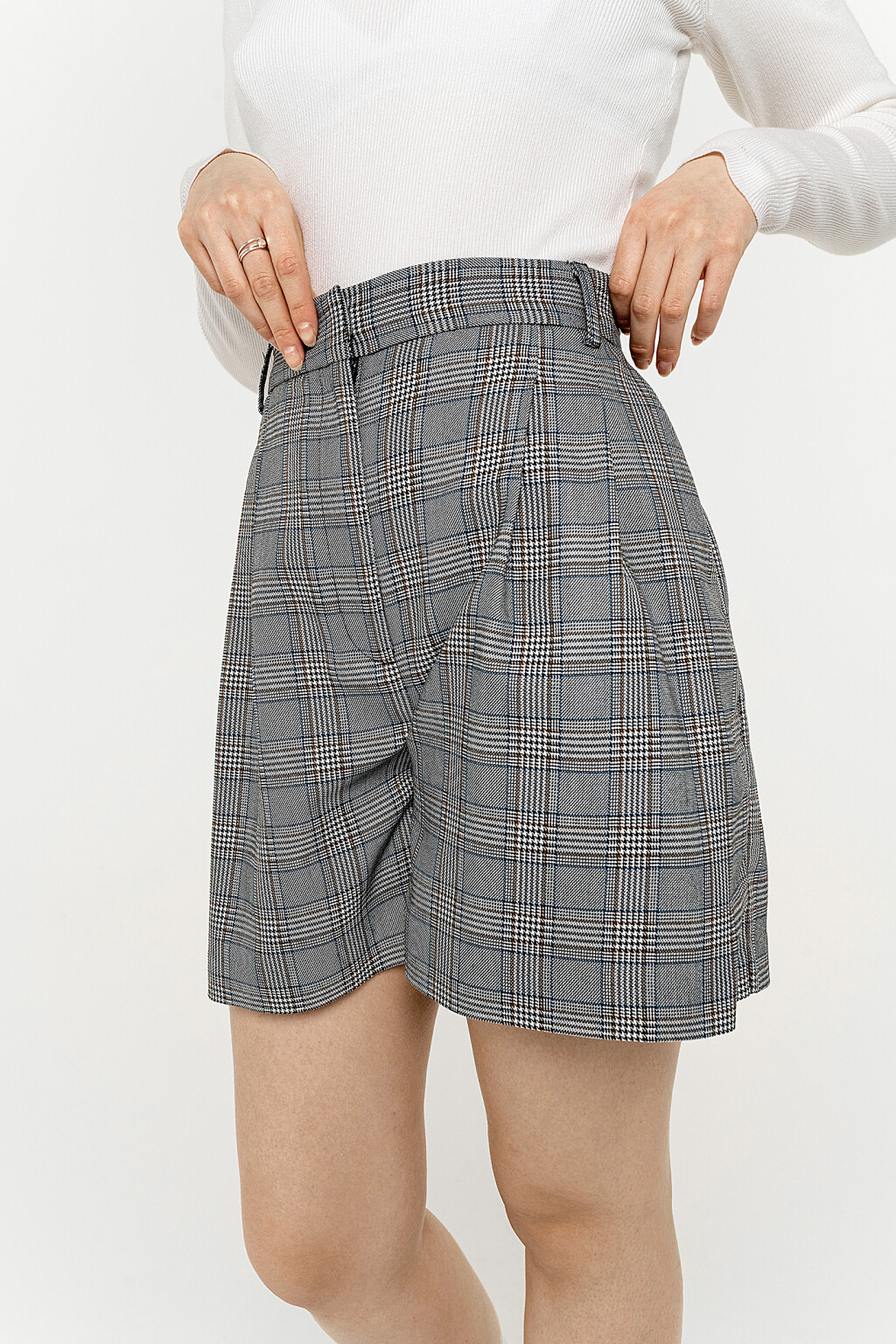 шорты женские - цвет серый - 3