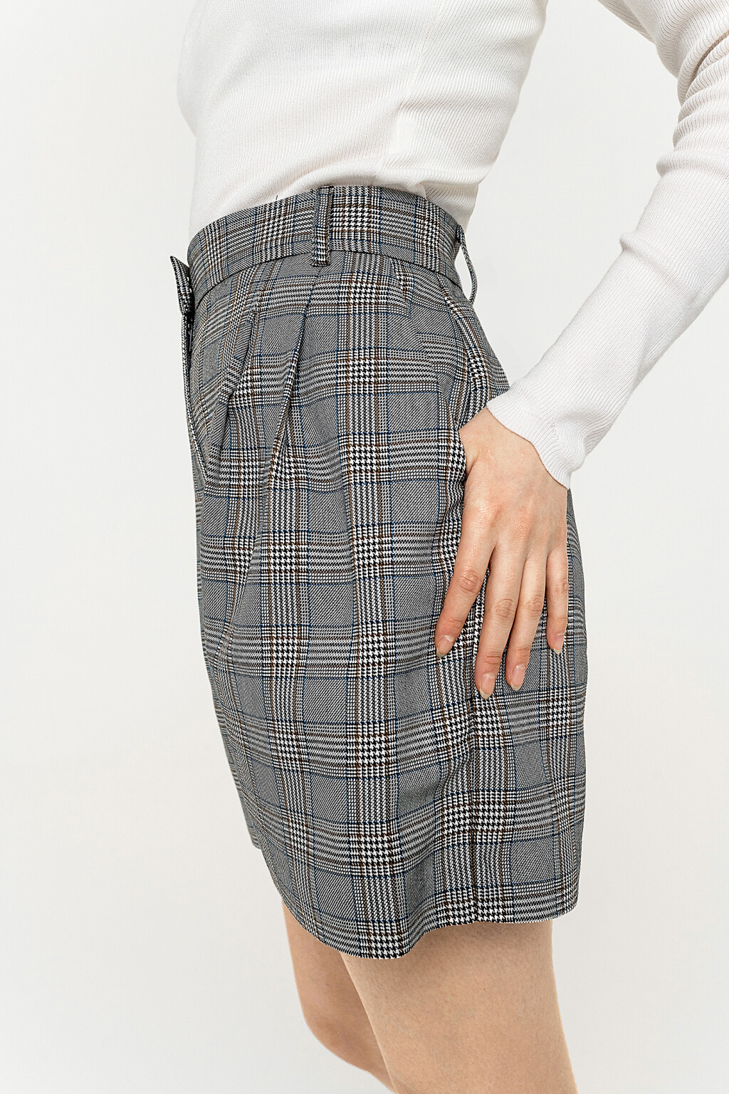 шорты женские - цвет серый - 4