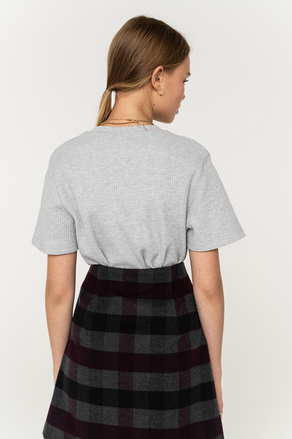 футболка женская - цвет серый - 4