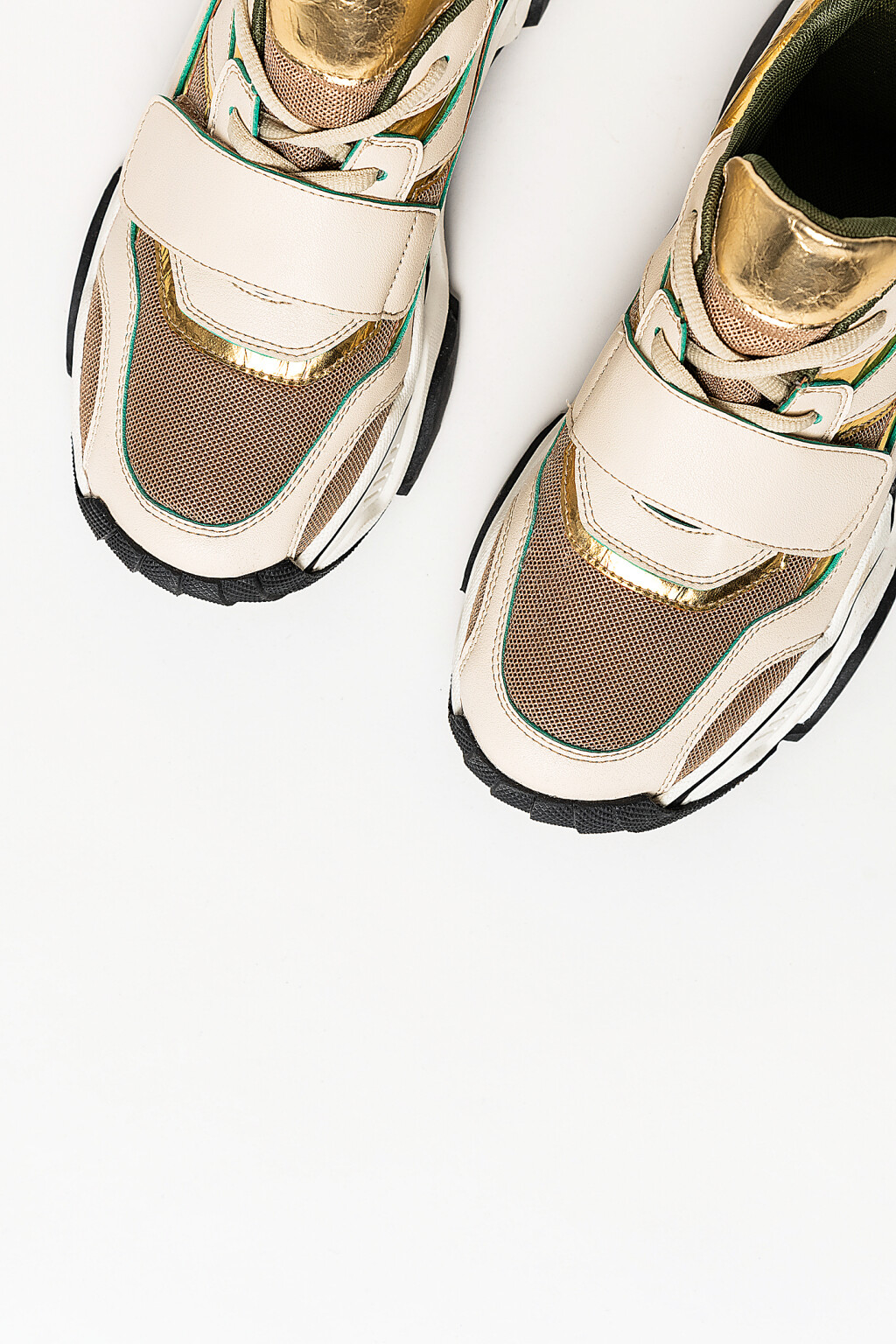 полуботинки - цвет желтый - 3