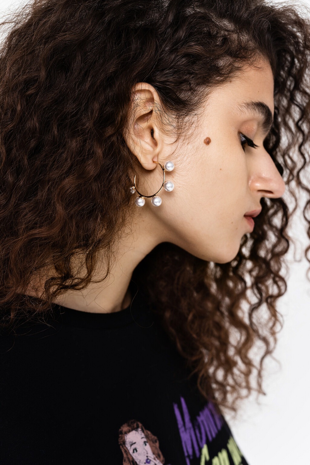 серьги - цвет желтый - 1