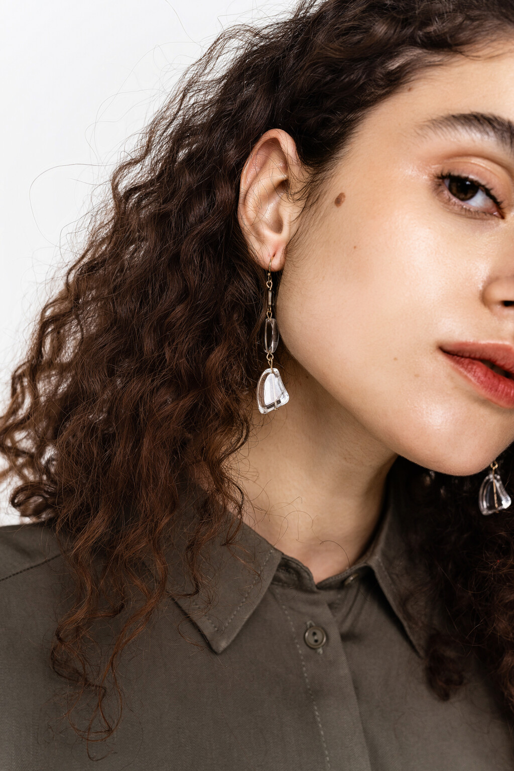 серьги - цвет желтый - 2