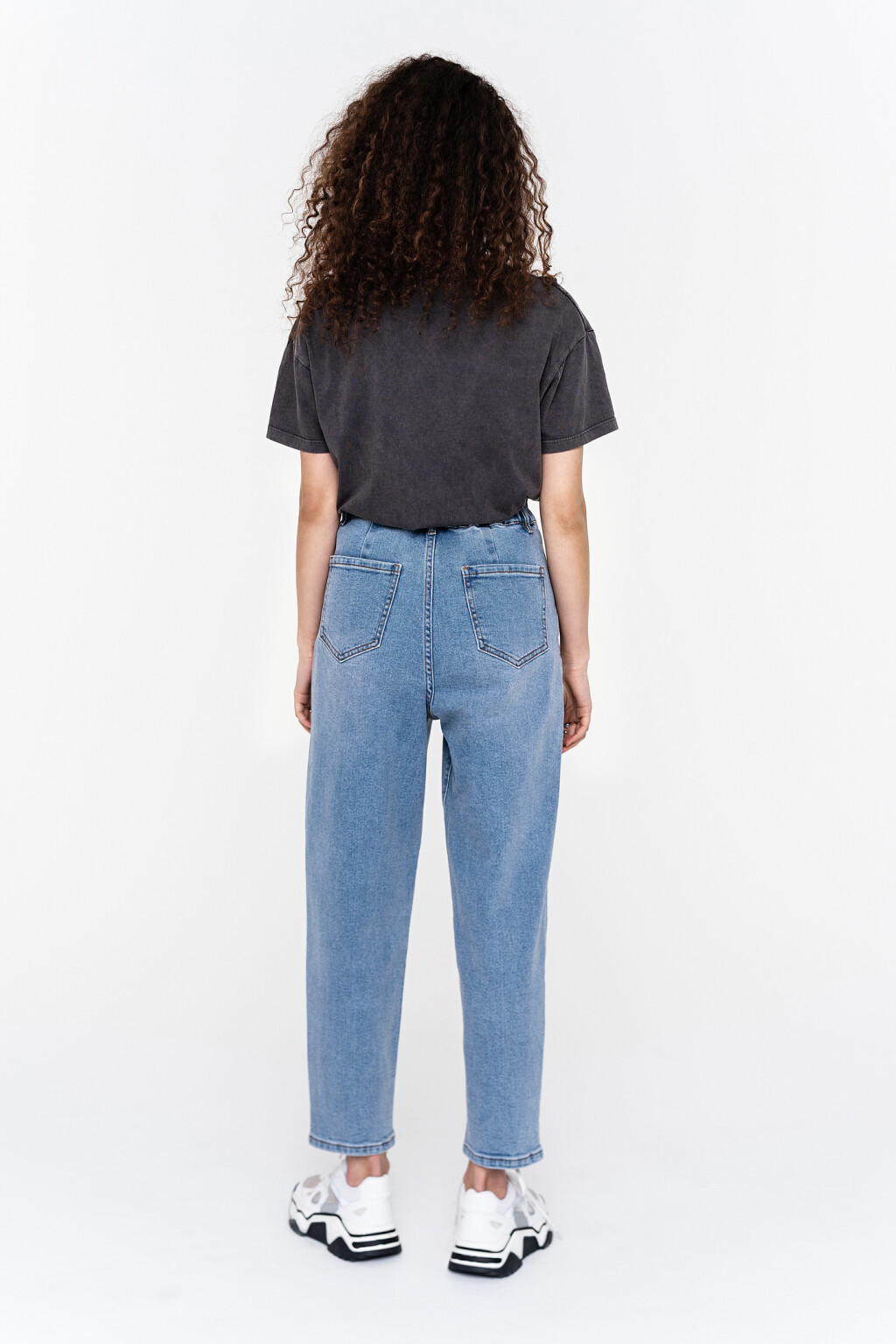 брюки джинсовые - цвет голубой - 5