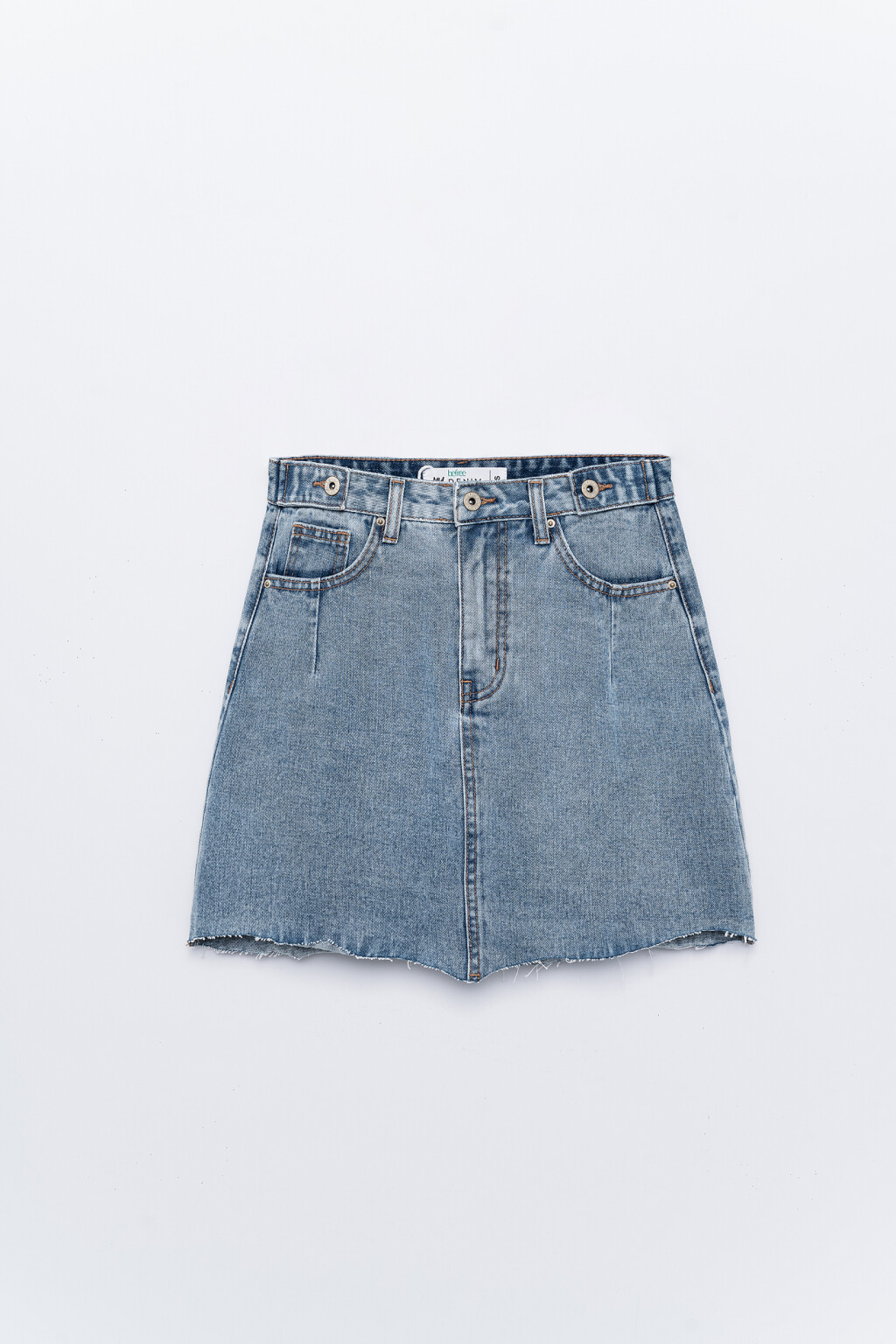 юбка джинсовая - цвет голубой - 1