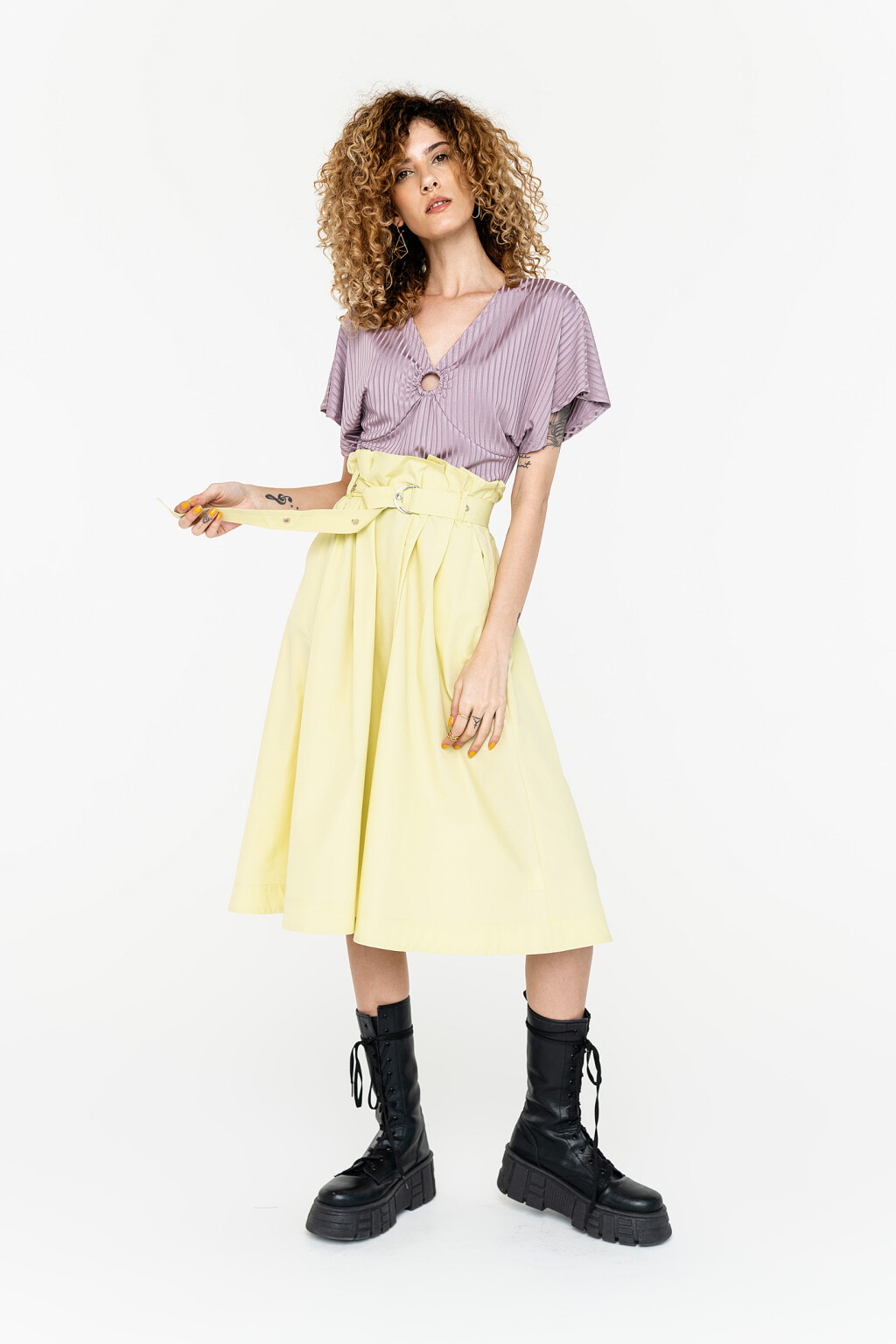 юбка - цвет зеленый - 1