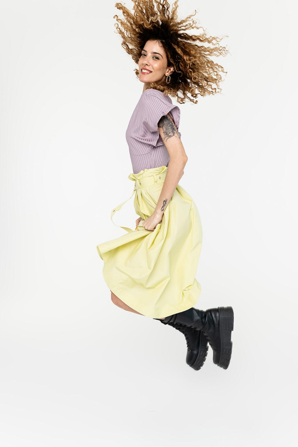 юбка - цвет зеленый - 5