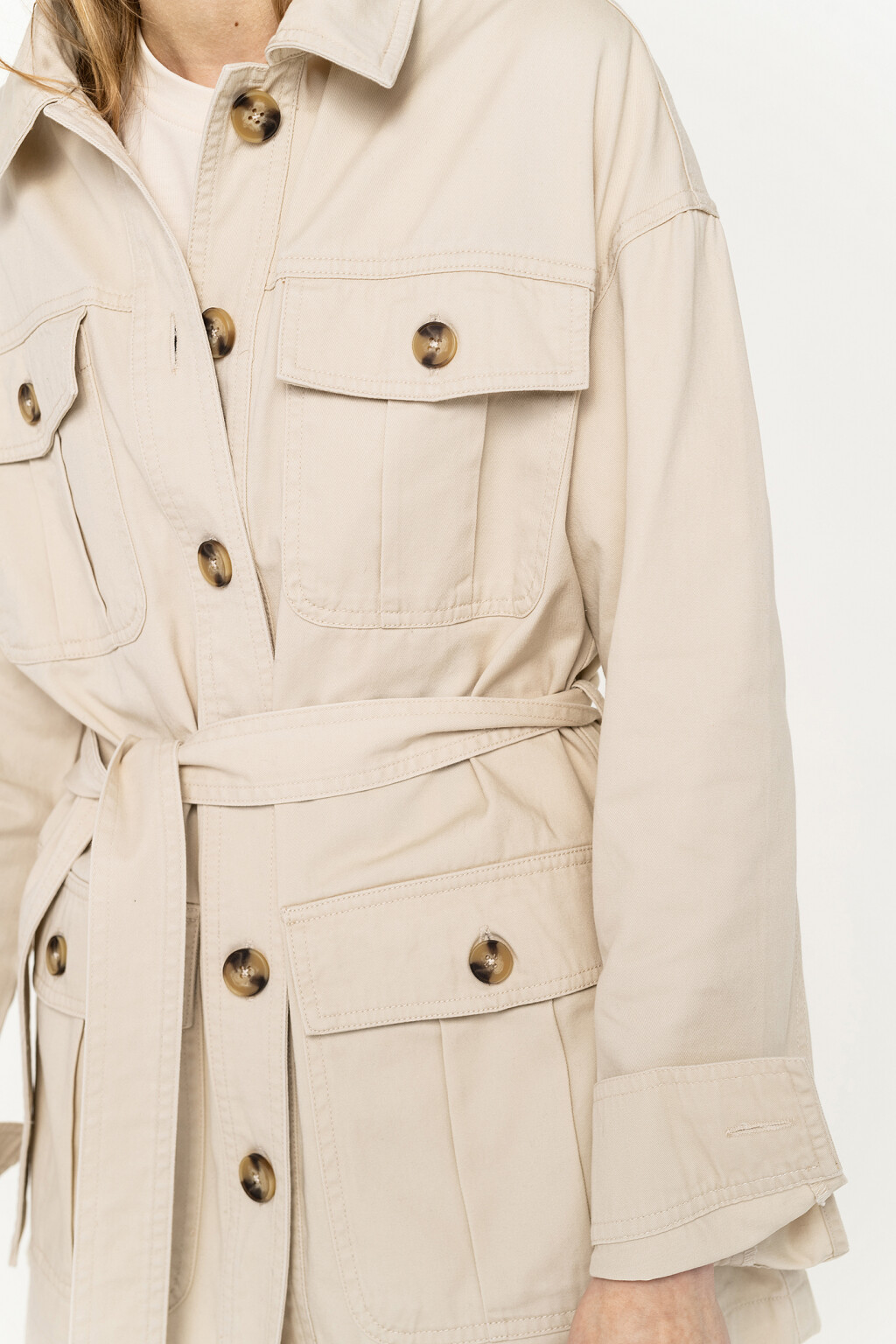 куртка женская - цвет бежевый - 3