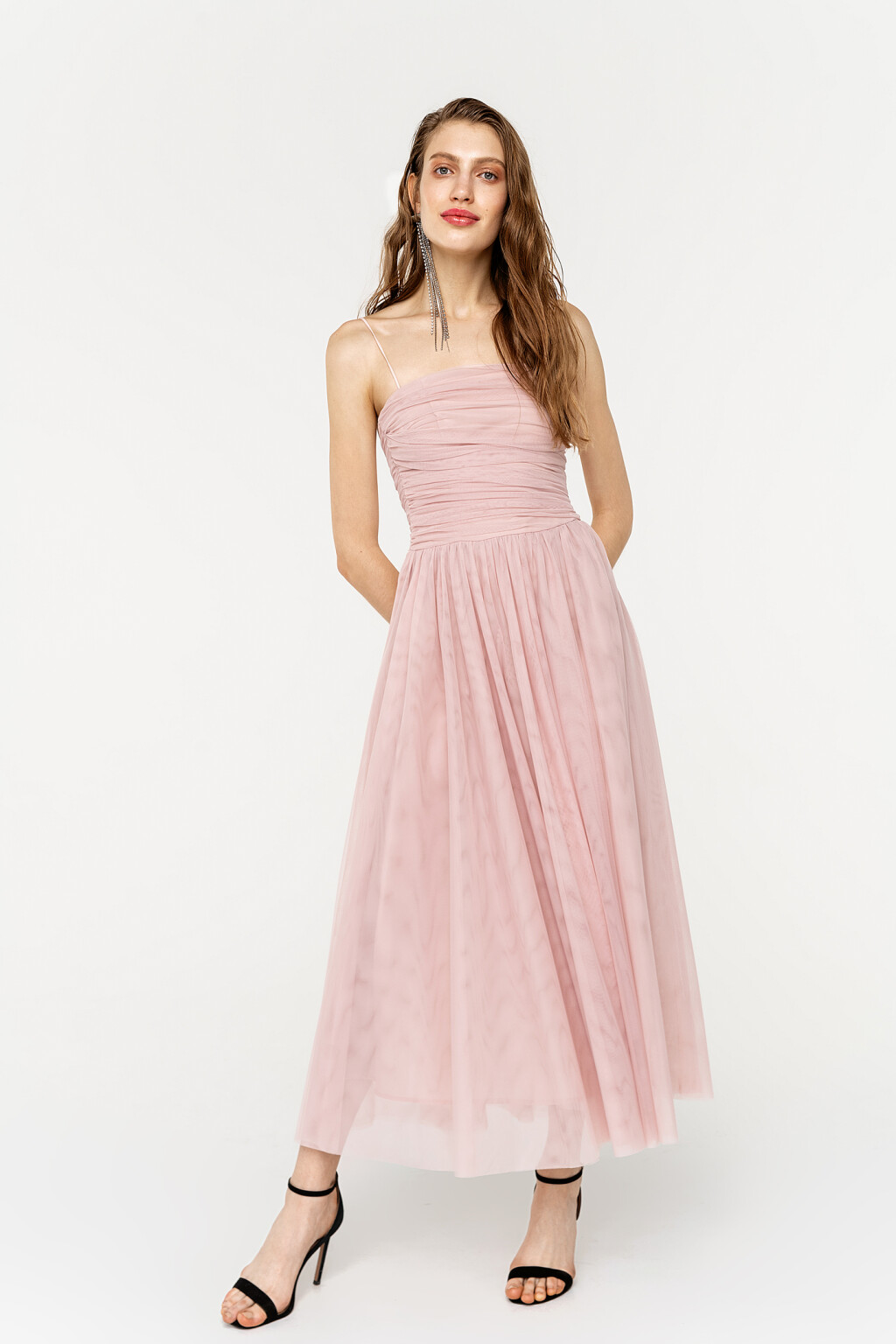 платье - цвет розовый - 3