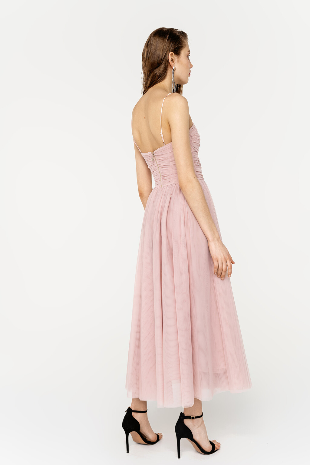 платье - цвет розовый - 6