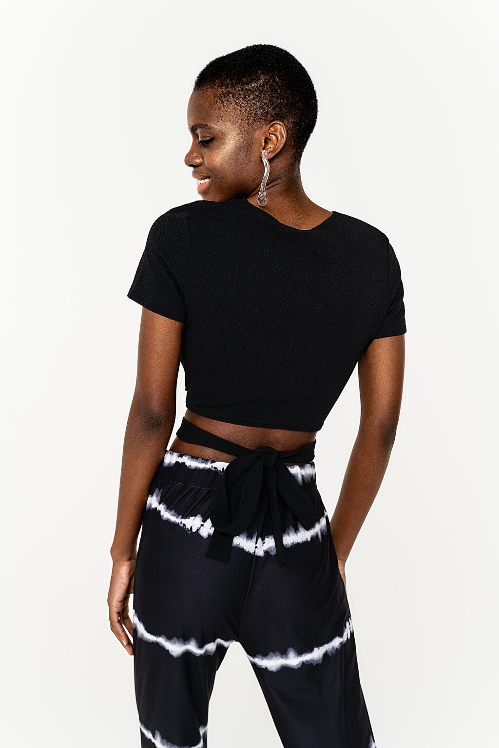 джемпер женский - цвет черный - 3