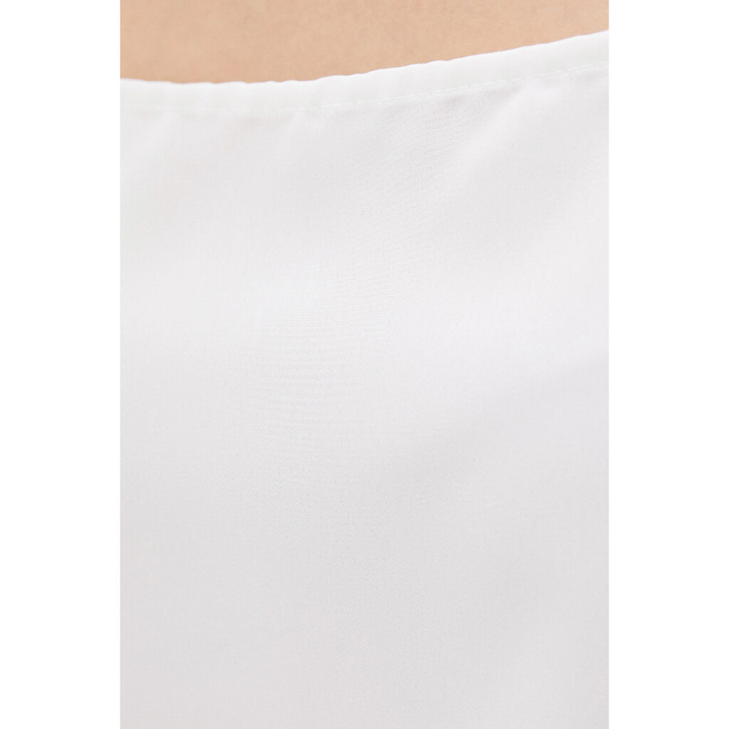 топ базовый на тонких бретелях - цвет белый - 2