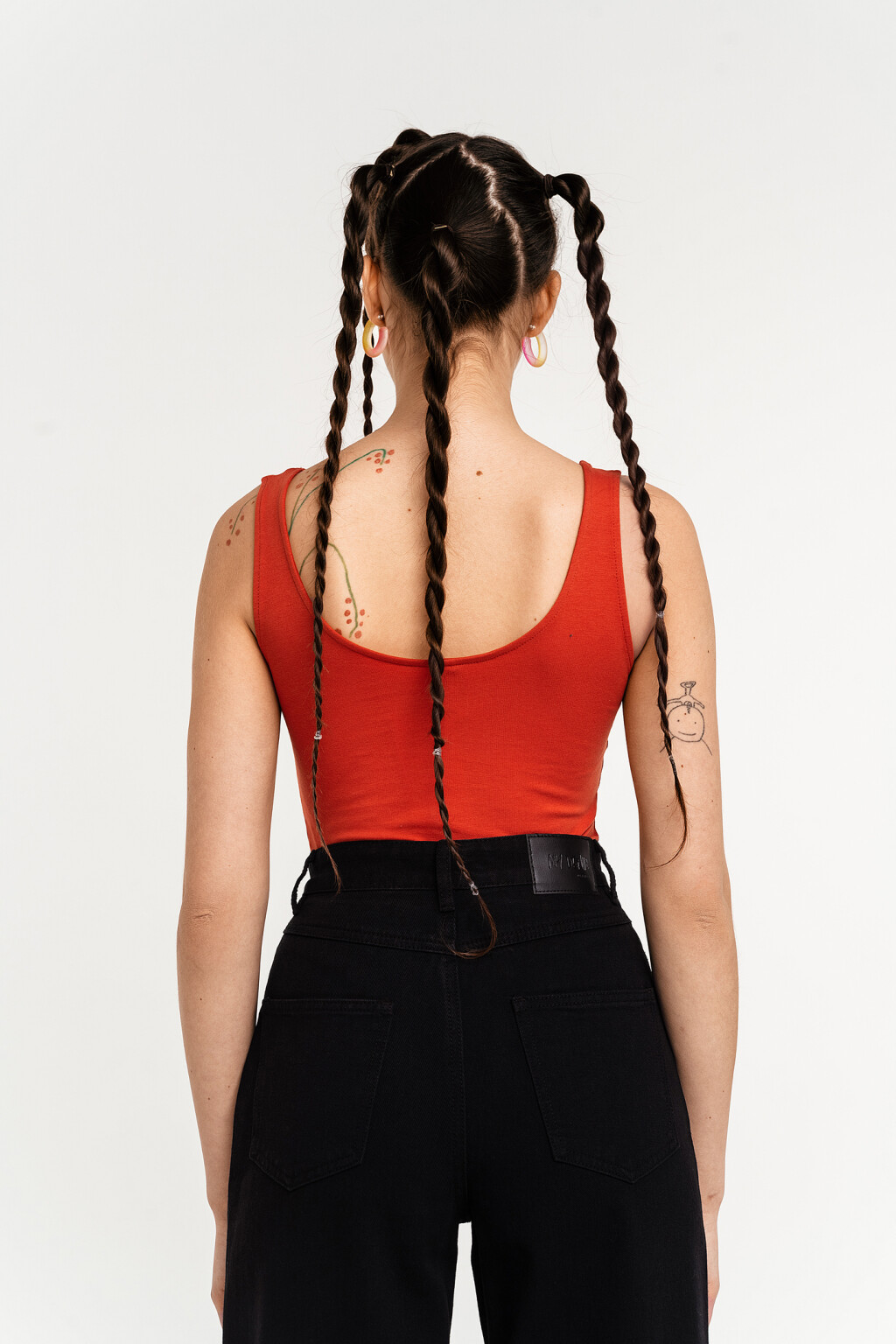 боди - цвет красный - 4