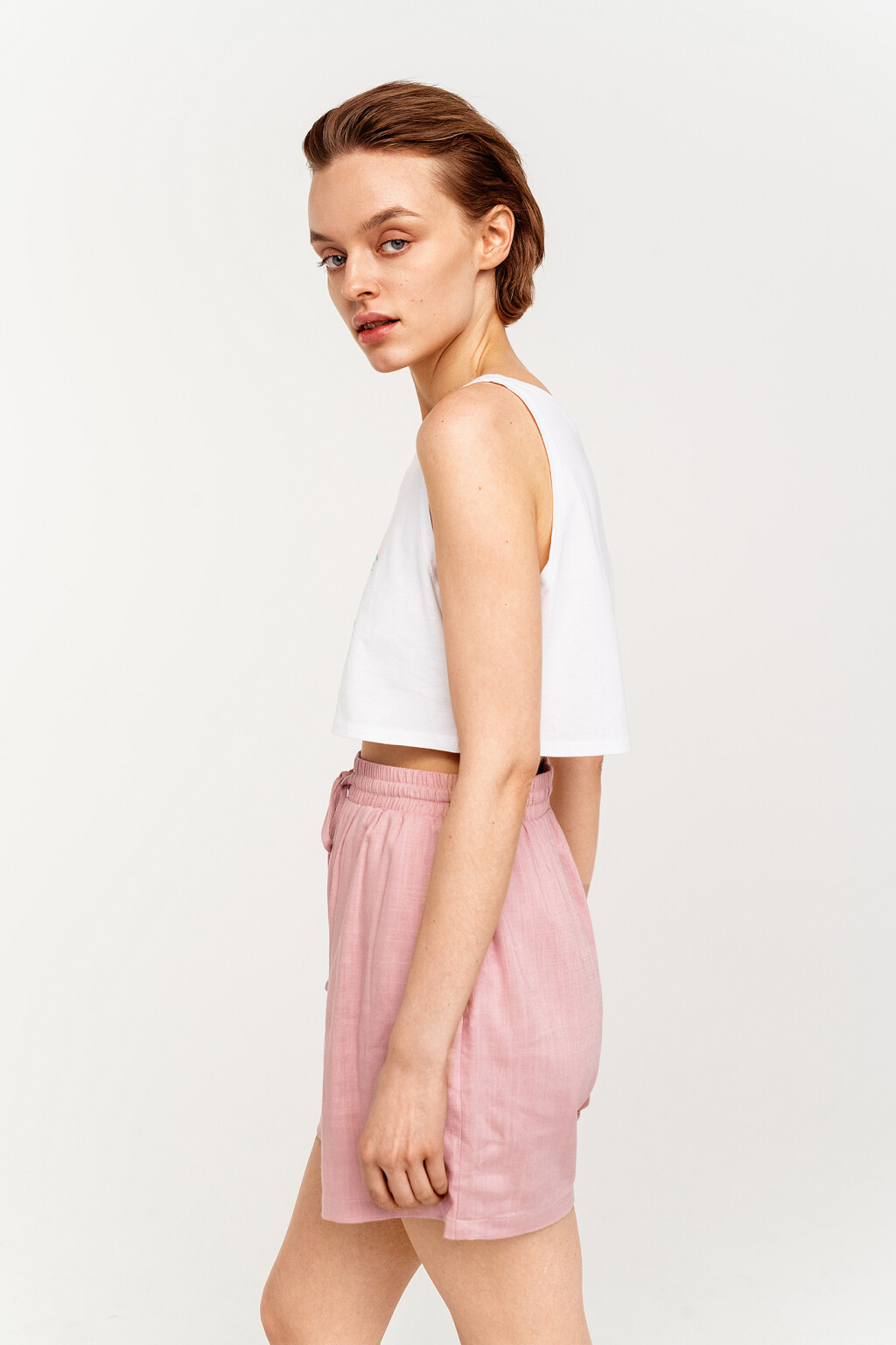 майка женская - цвет белый - 3