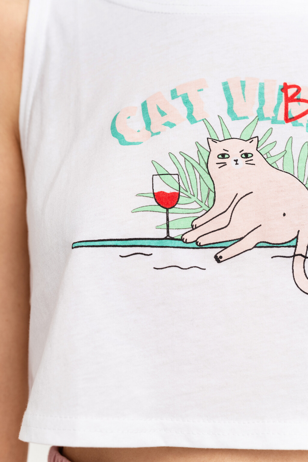 майка женская - цвет белый - 5