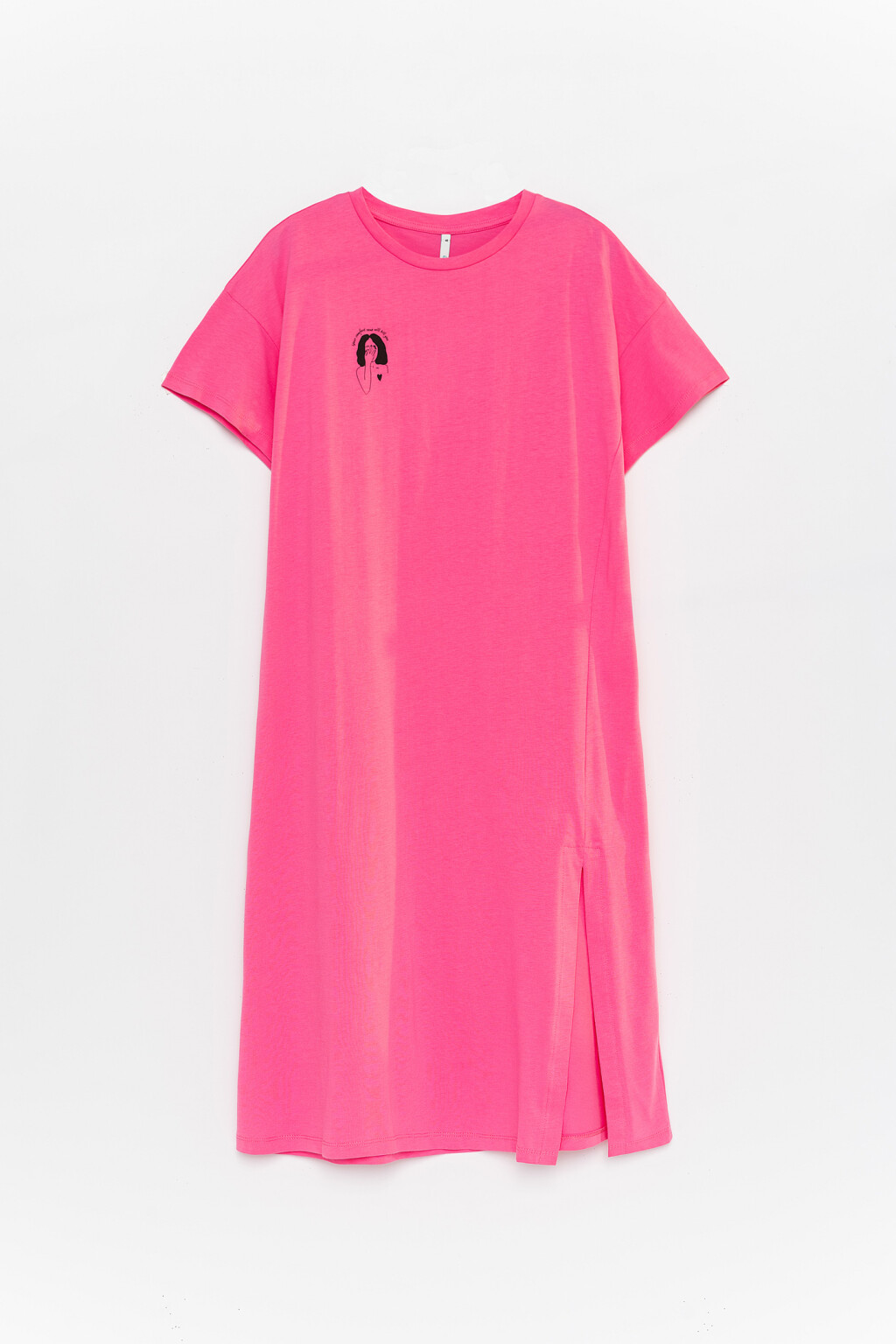 платье - цвет розовый - 1