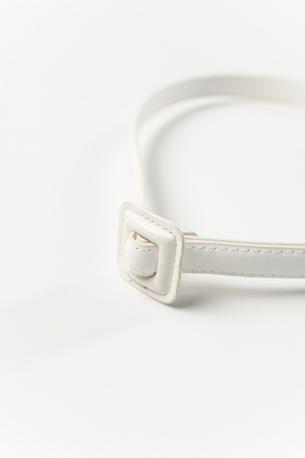 ремень - цвет белый - 2