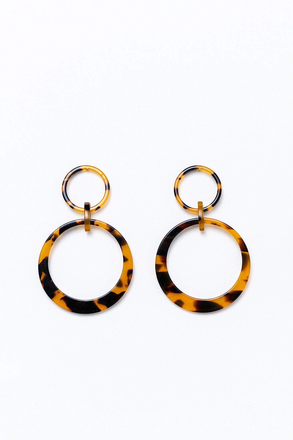 серьги - цвет коричневый - 1