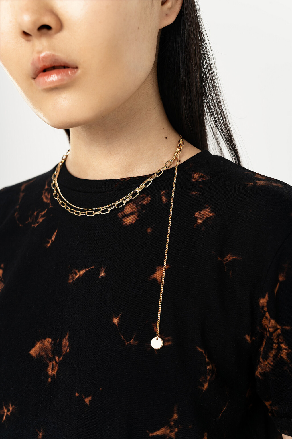 ожерелье - цвет желтый - 1