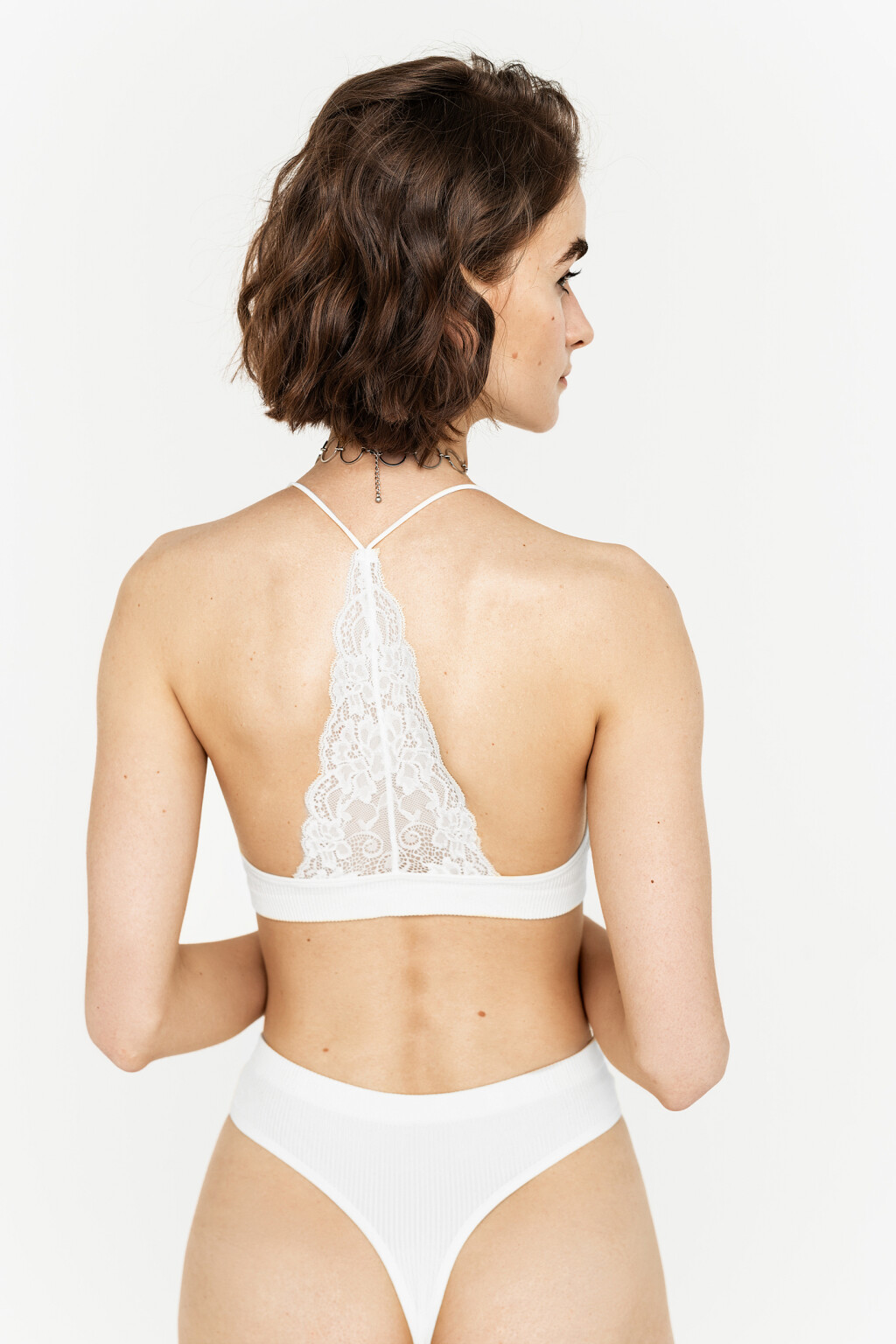 бюстгальтер - цвет белый - 1