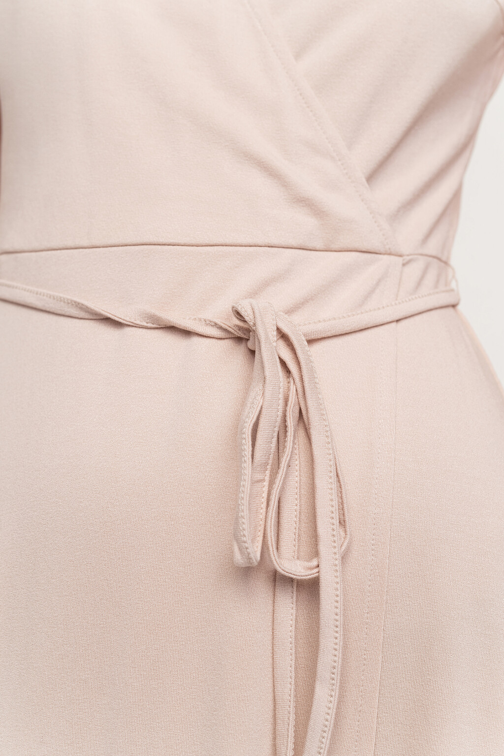 платье - цвет бежевый - 5