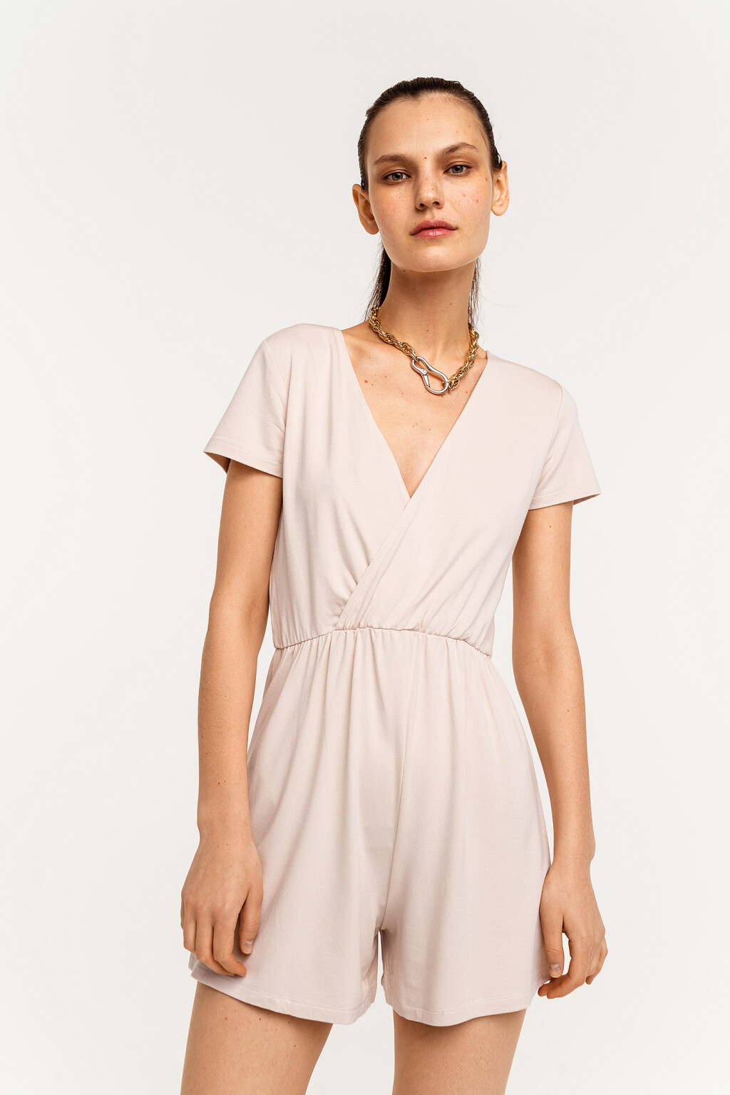 полукомбинезон женский - цвет бежевый - 2