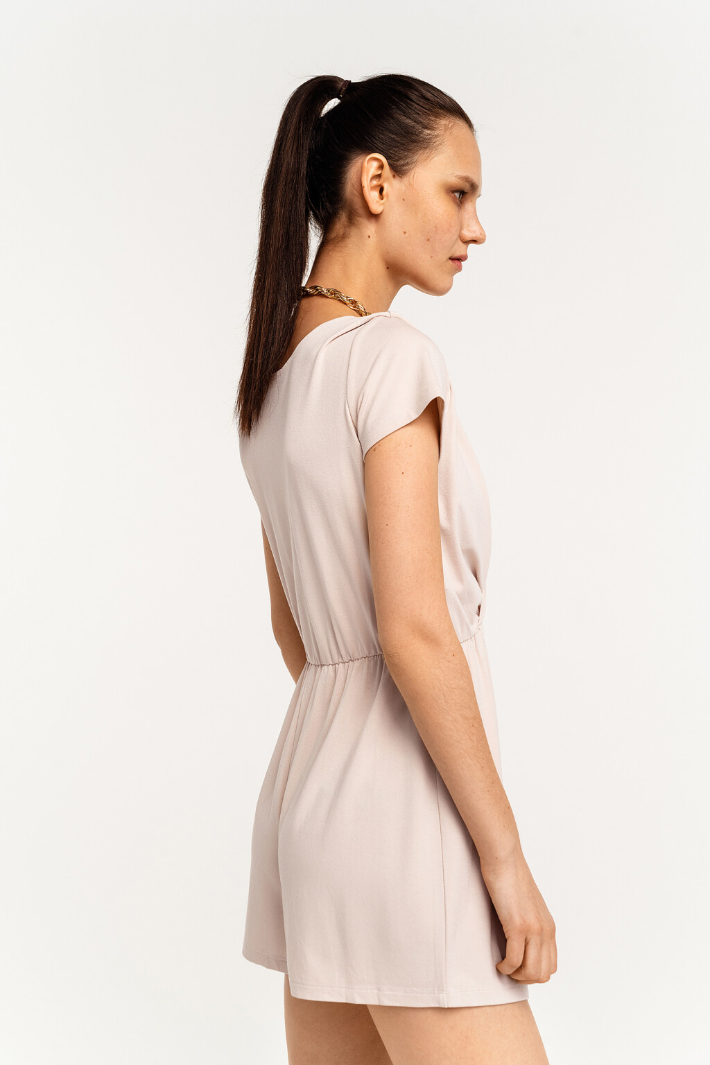 полукомбинезон женский - цвет бежевый - 3