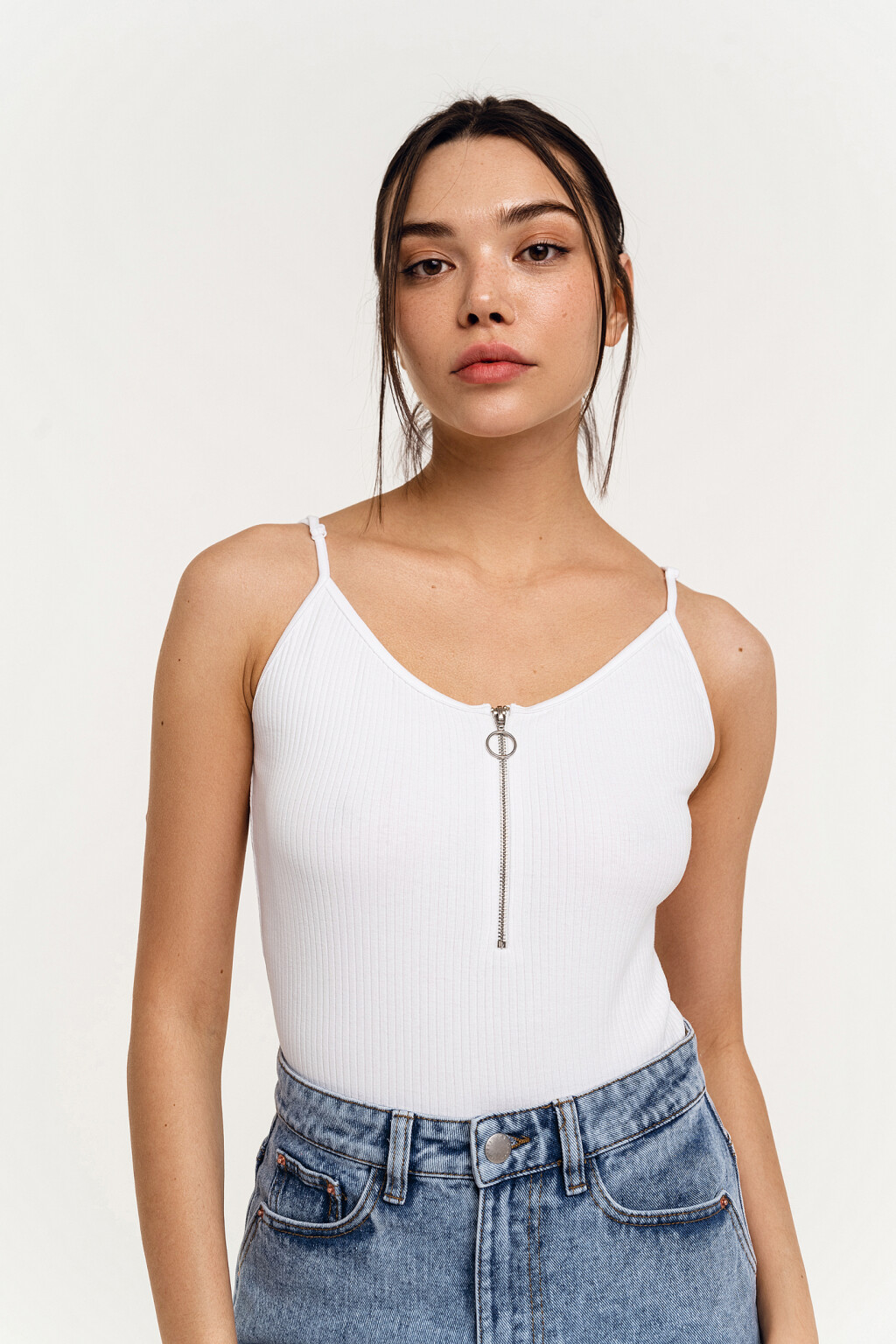 блузка (боди) - цвет белый - 2