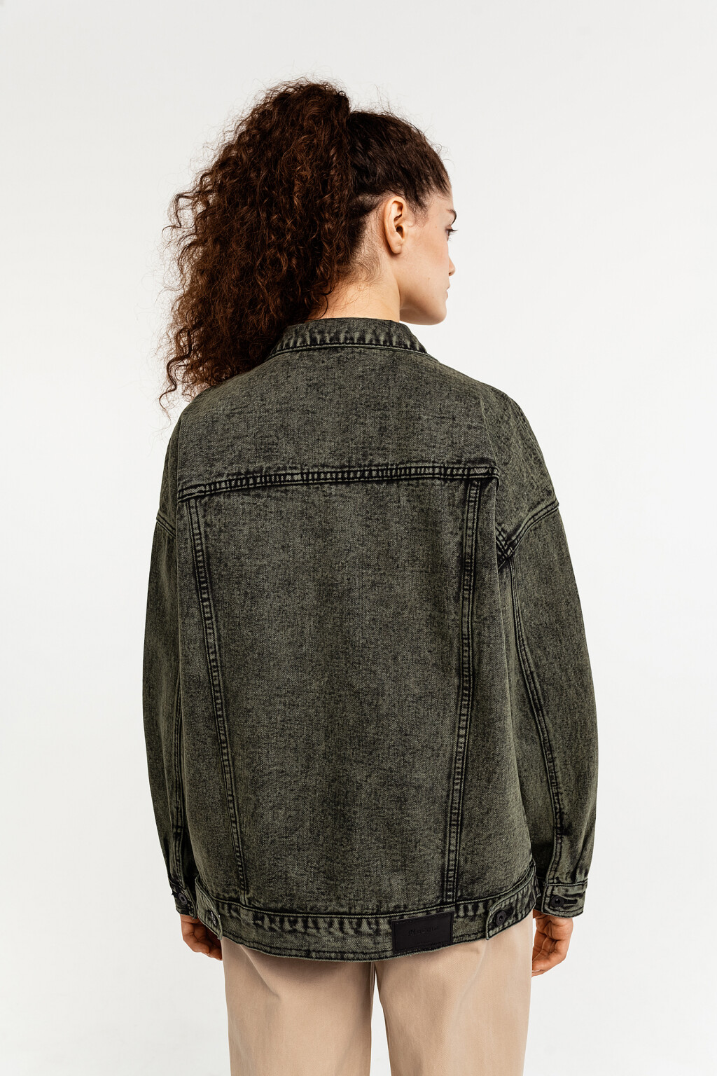 жакет джинсовый женский - цвет зеленый - 3