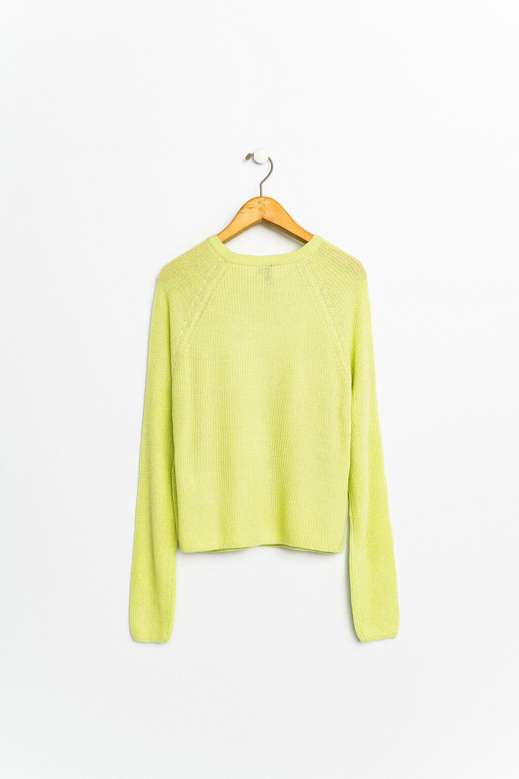 джемпер свободного кроя с рукавом реглан - цвет зеленый - 2
