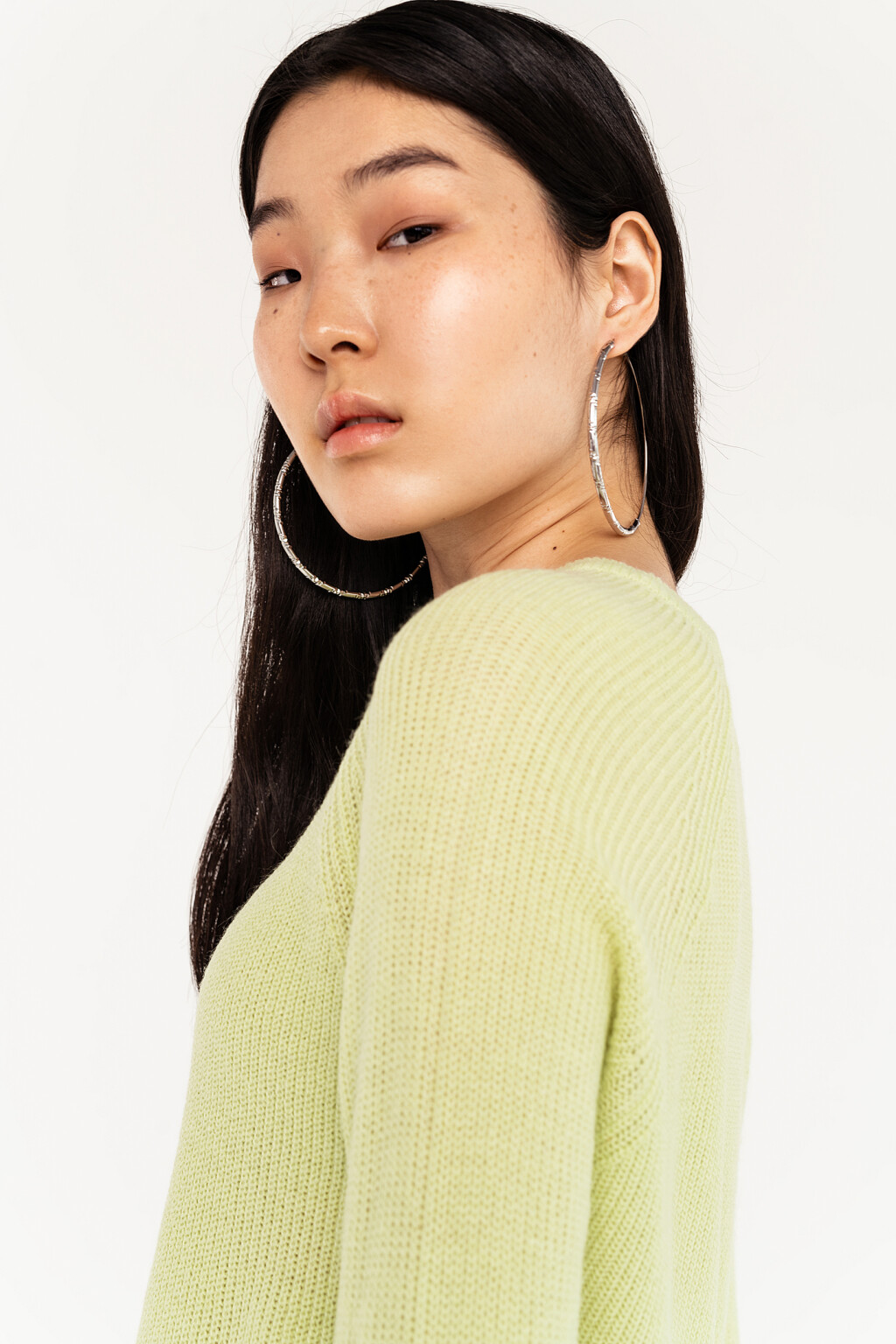джемпер свободного кроя с рукавом реглан - цвет зеленый - 3
