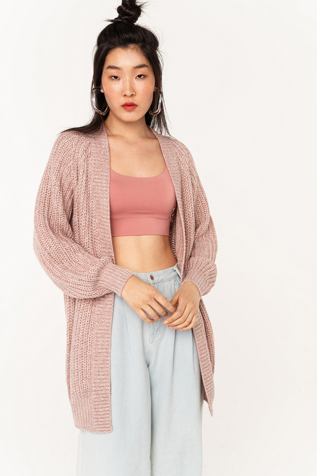 кардиган женский - цвет бежевый - 3