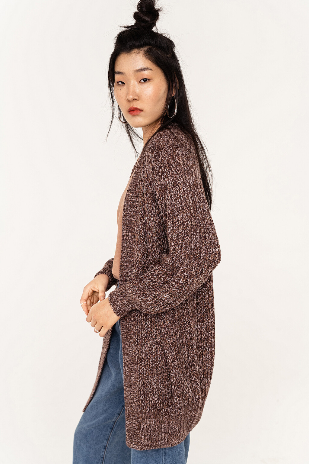 кардиган женский - цвет коричневый - 5