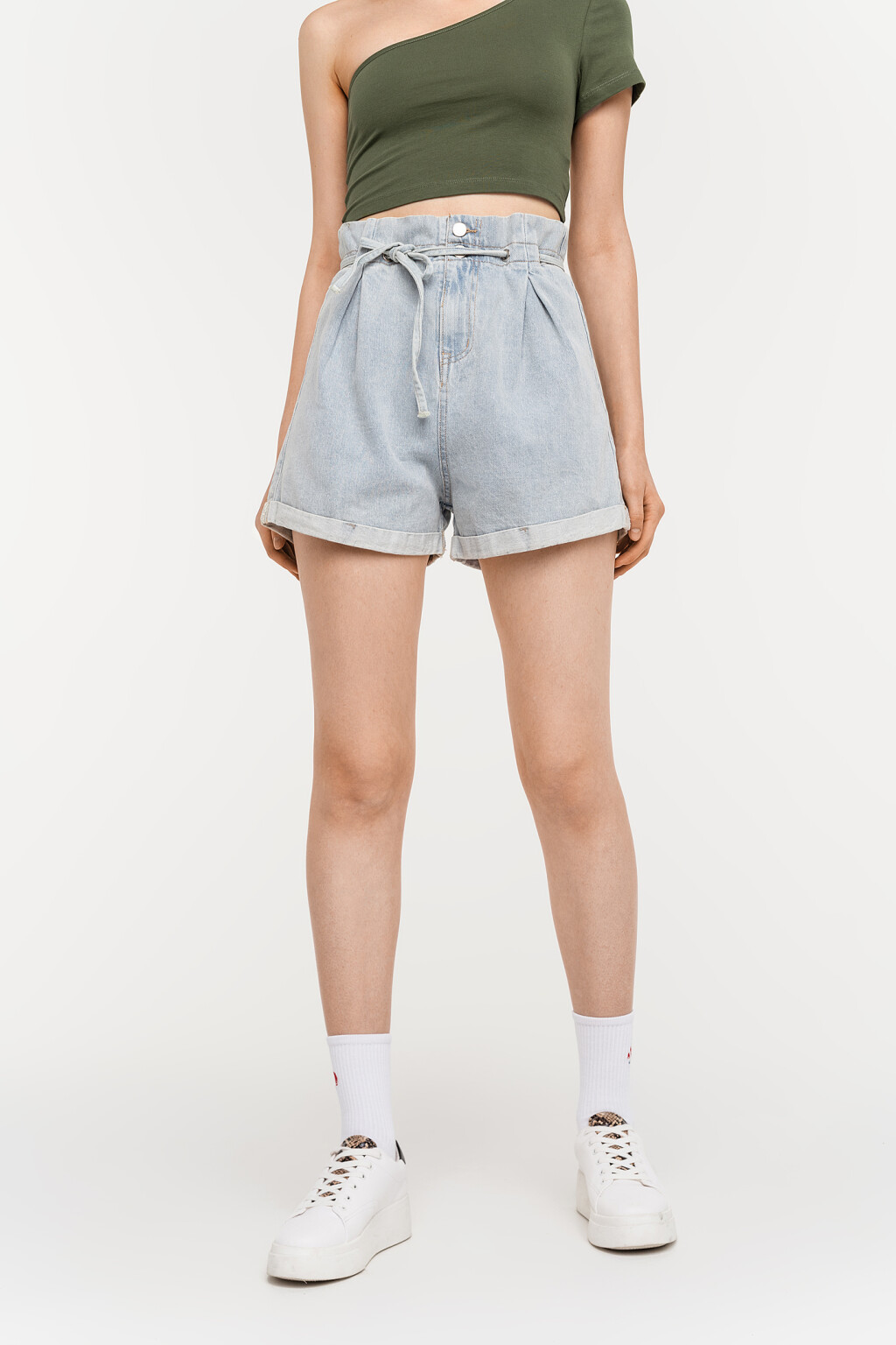 шорты джинсовые женские - цвет голубой - 2