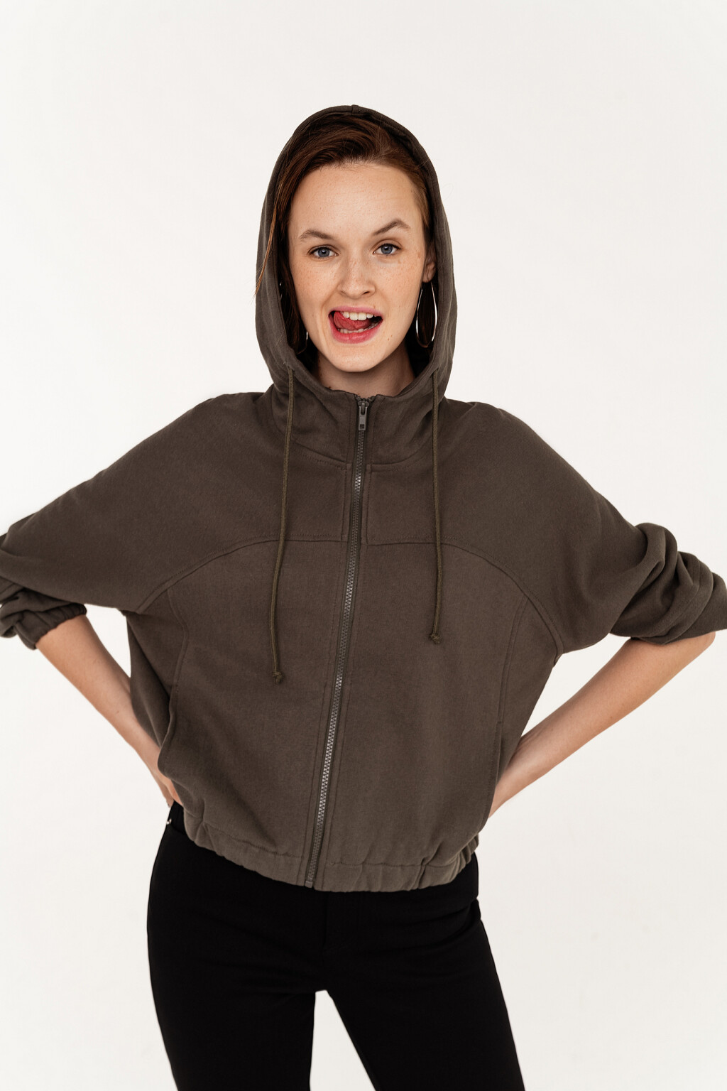 куртка женская - цвет зеленый - 3