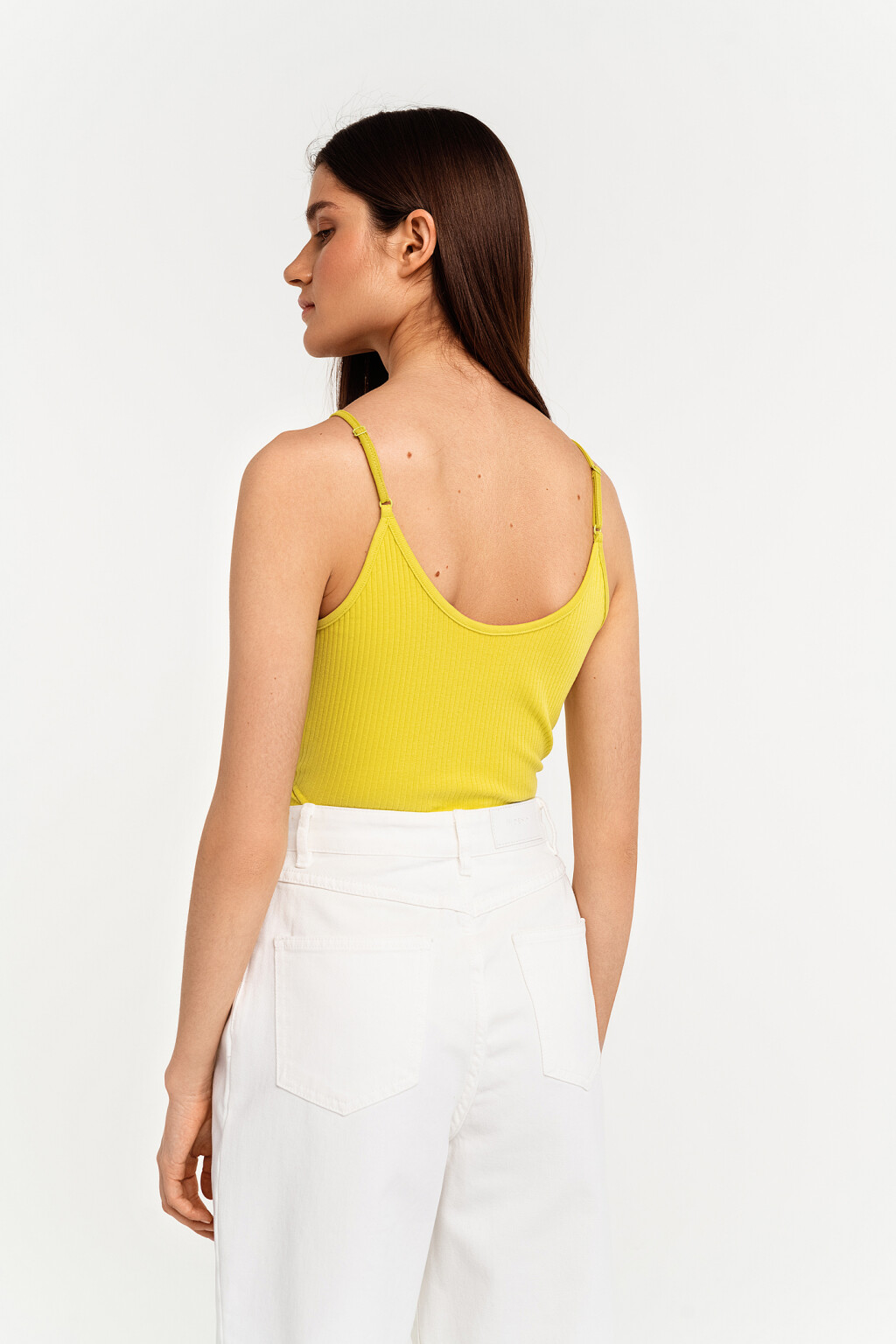 блузка (боди) - цвет желтый - 4