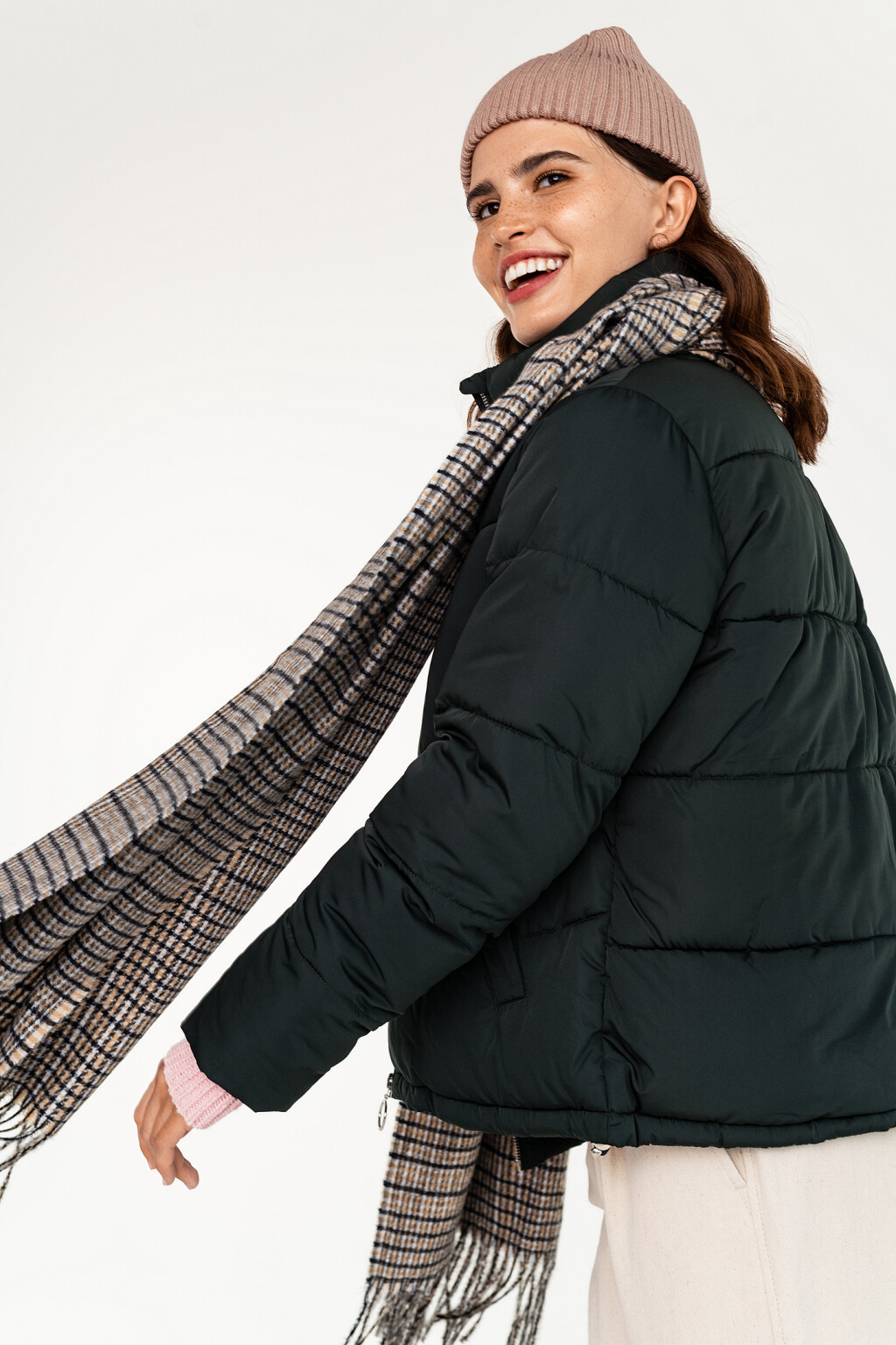 шарф женский - цвет серый - 2