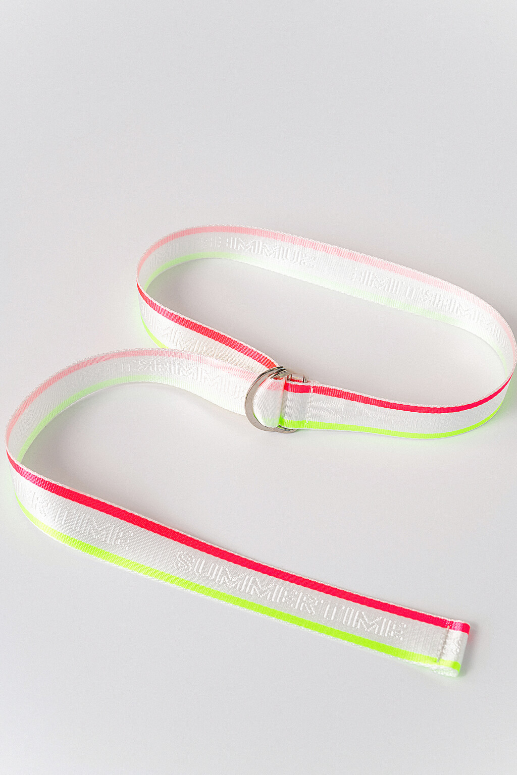 ремень - цвет белый - 1