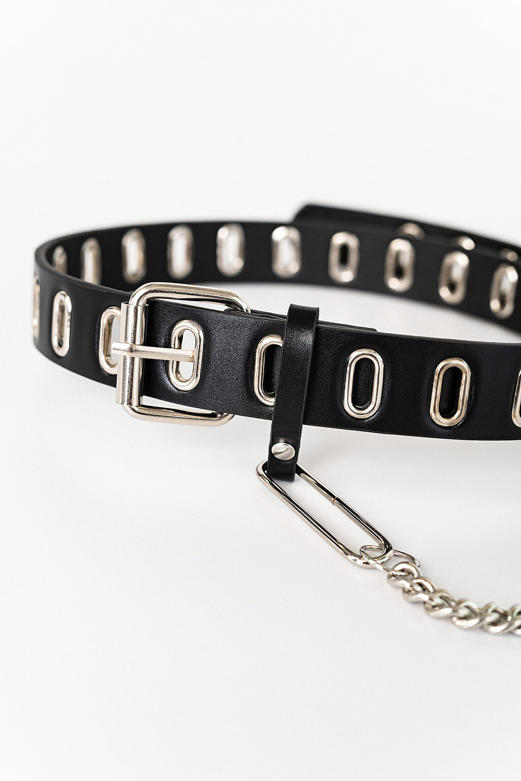 ремень - цвет черный - 1