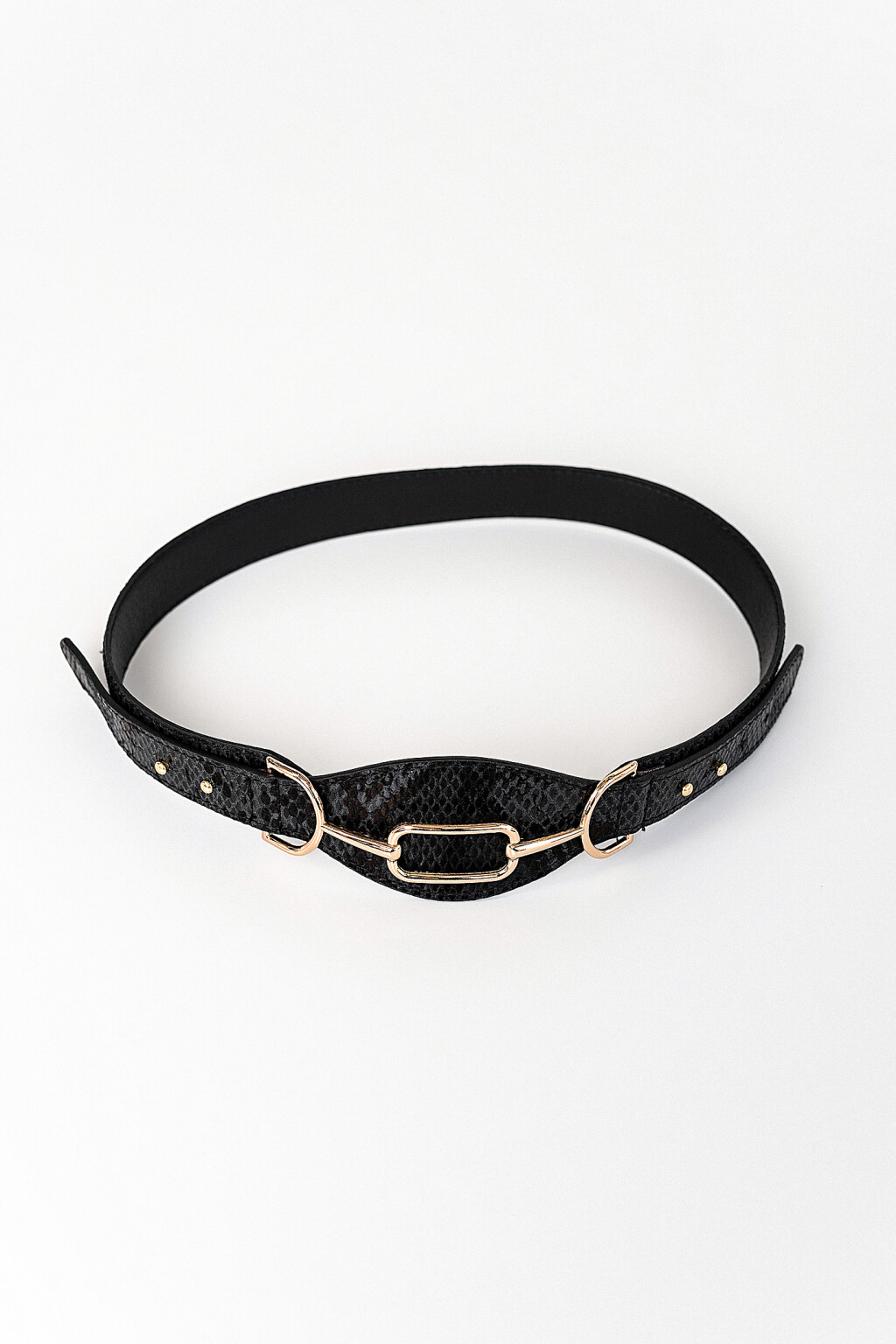 ремень - цвет черный - 1