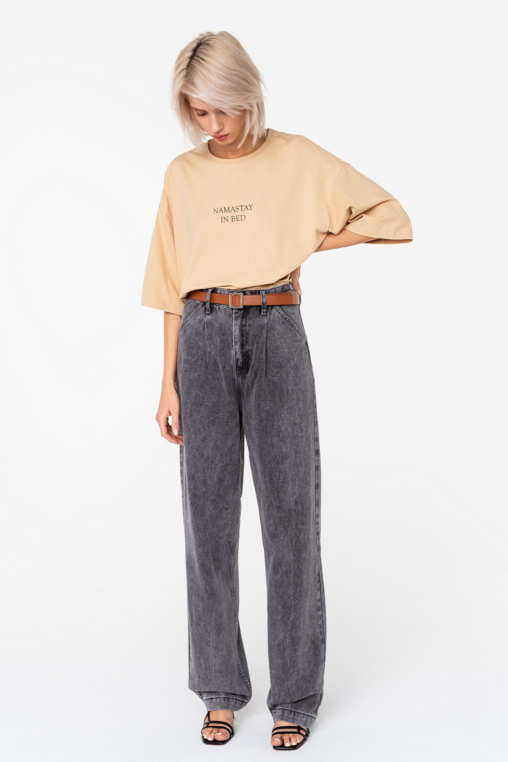 ремень - цвет коричневый - 2